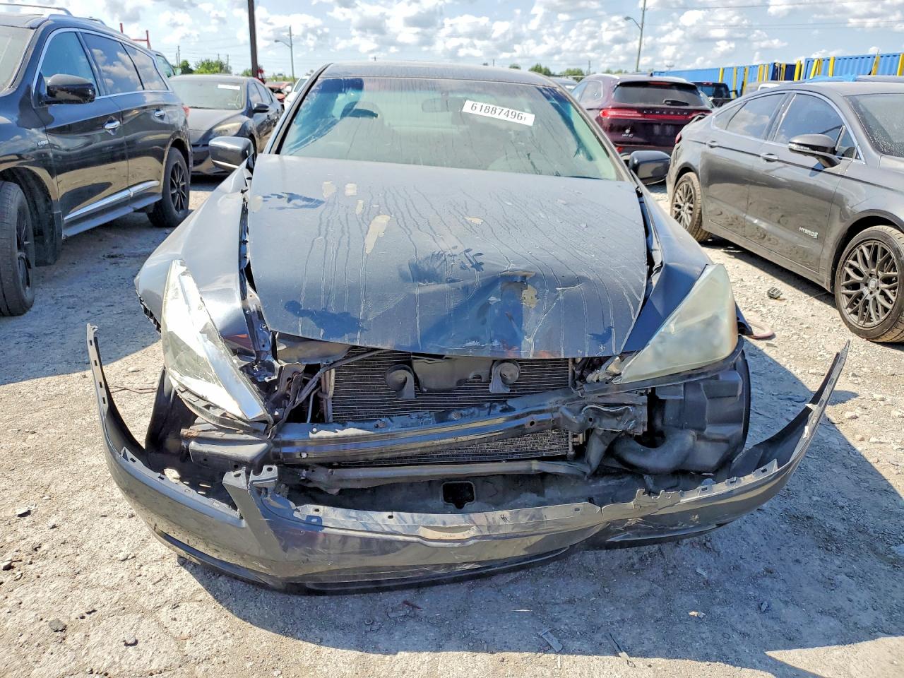 2006 Honda Accord Lx Серый vin: 1HGCM56416A114635