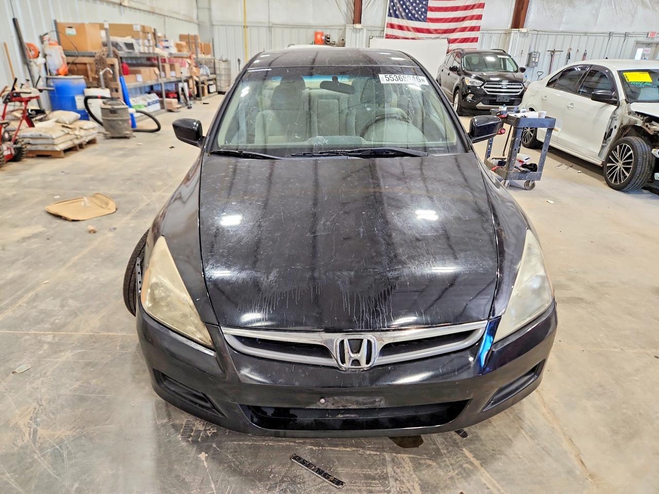 2007 Honda Accord Lx Black vin: 1HGCM56417A004718
