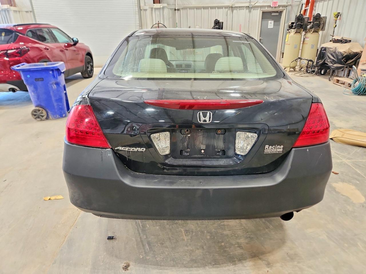 2007 Honda Accord Lx Black vin: 1HGCM56417A004718