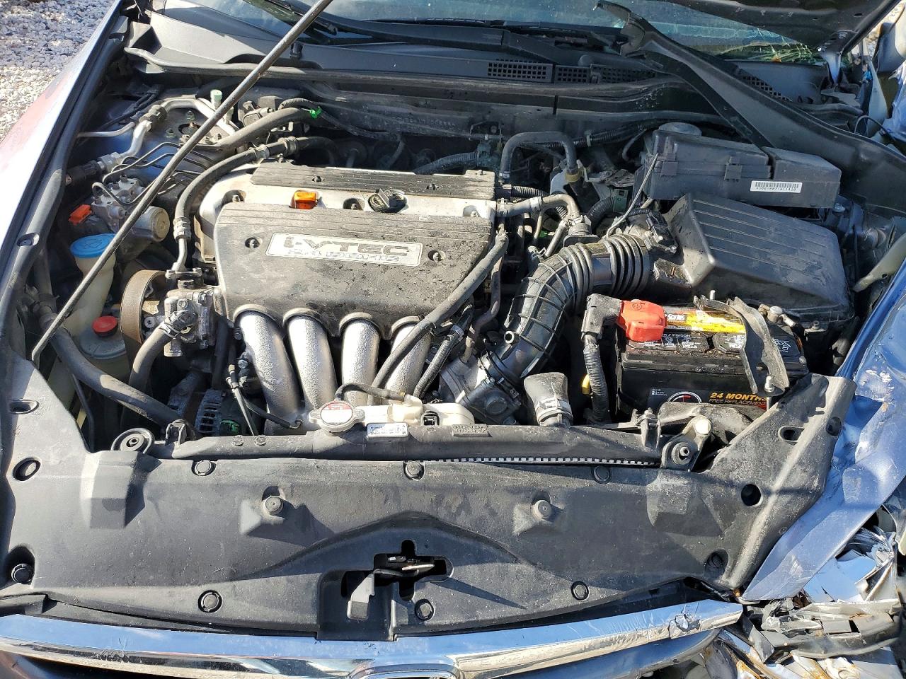 2007 Honda Accord Lx Blue vin: 1HGCM56417A005884