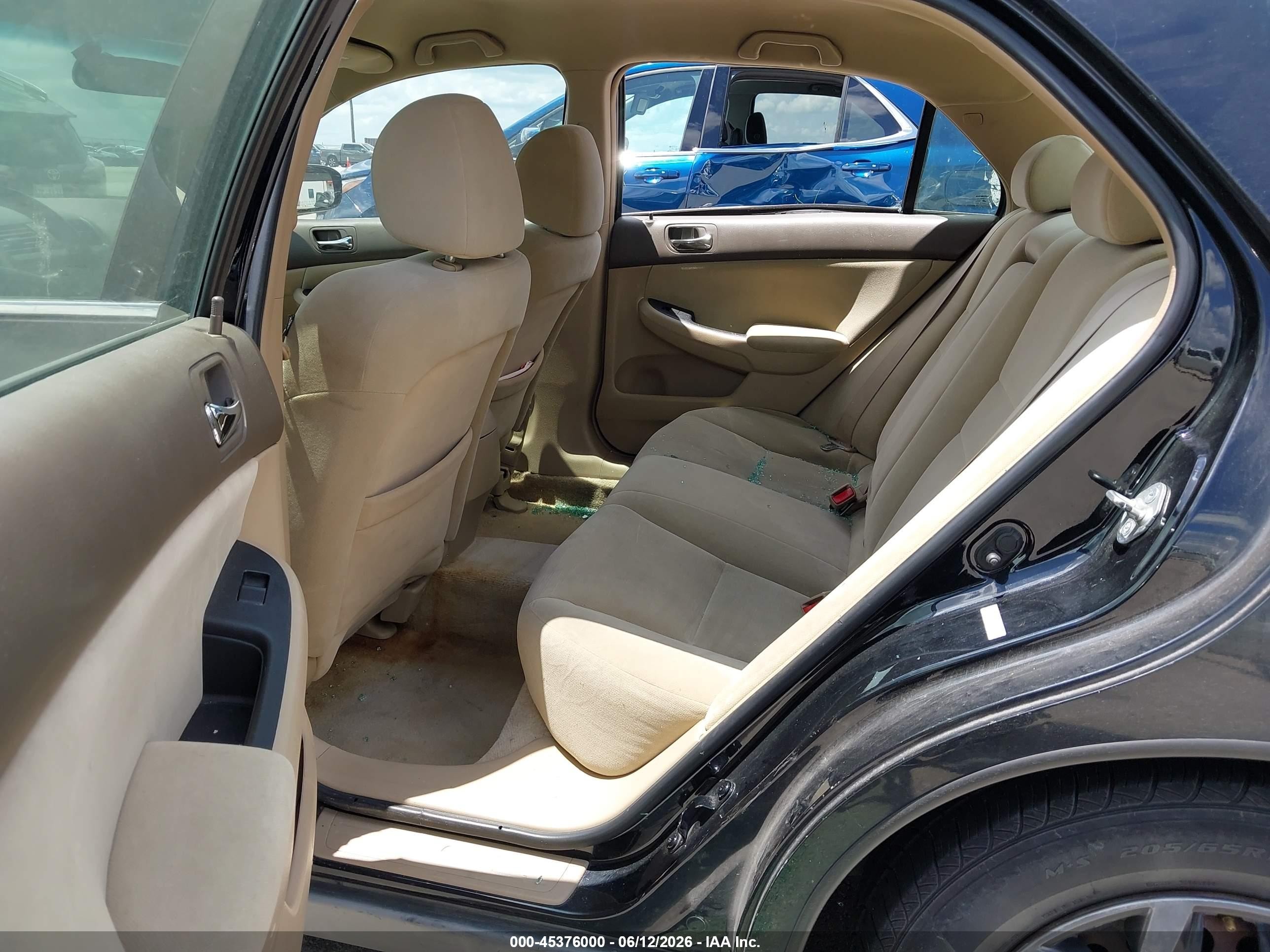 2007 Honda Accord 2.4 Lx Black vin: 1HGCM56417A011491