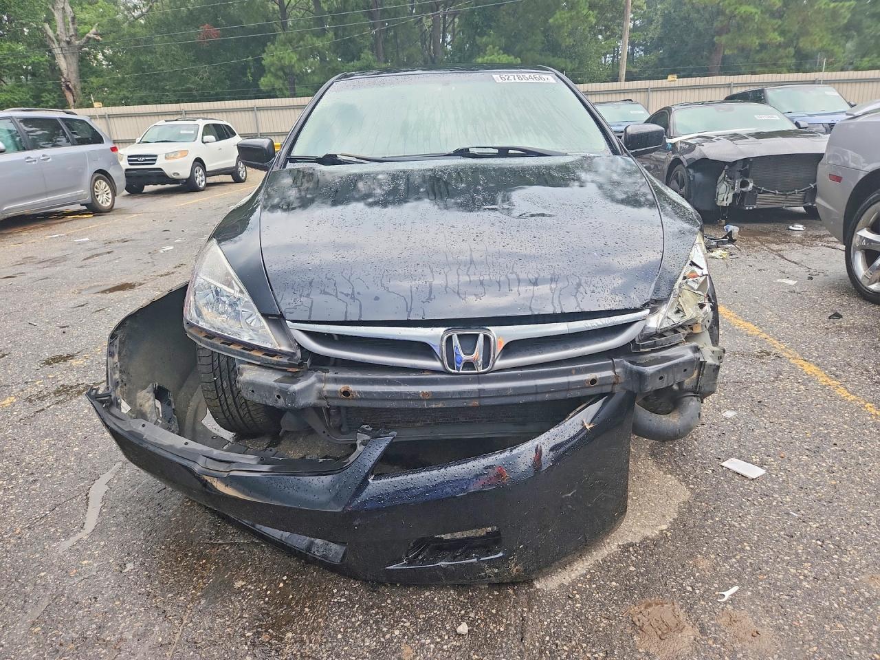 2007 Honda Accord Lx Black vin: 1HGCM56417A150472