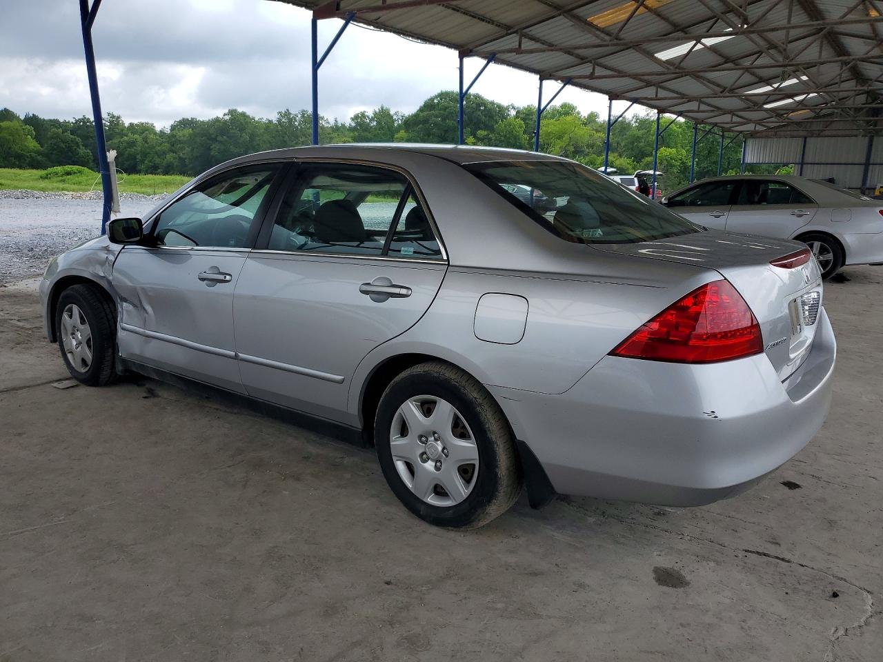 2007 Honda Accord Lx Серебряный vin: 1HGCM56417A157969