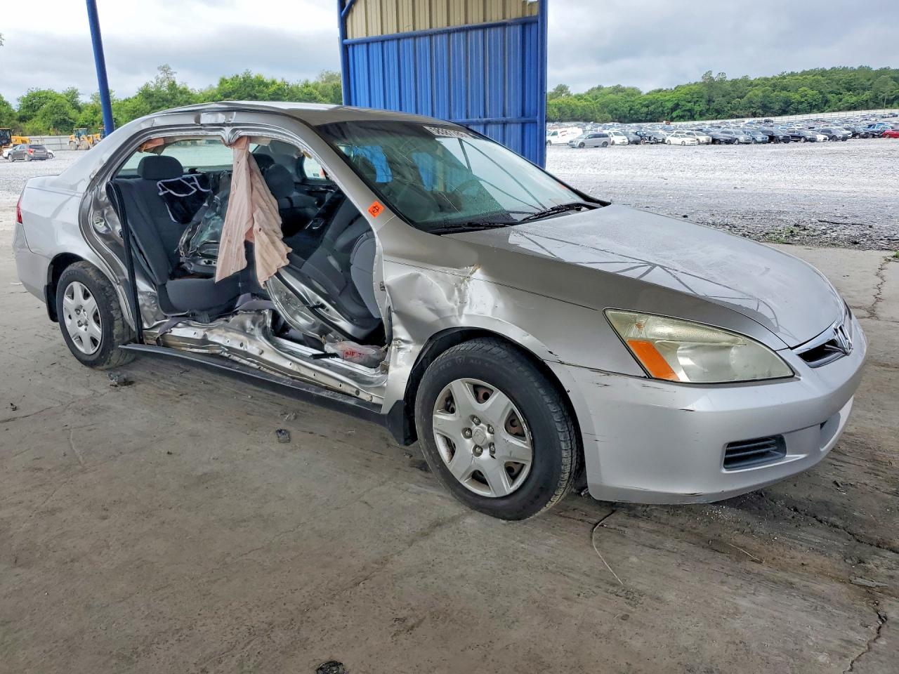2007 Honda Accord Lx Серебряный vin: 1HGCM56417A157969