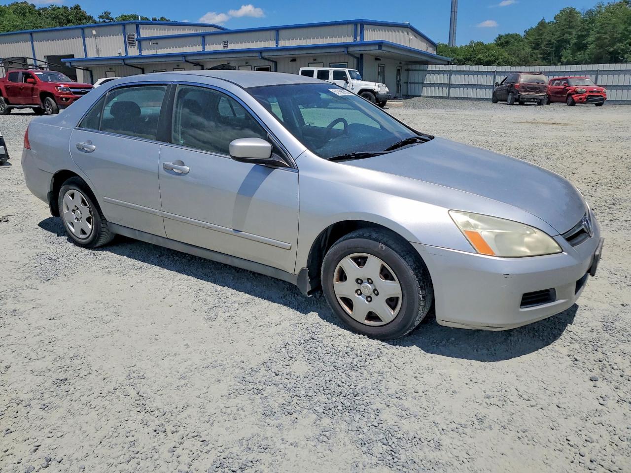 2007 Honda Accord Lx Silver vin: 1HGCM56417A170253