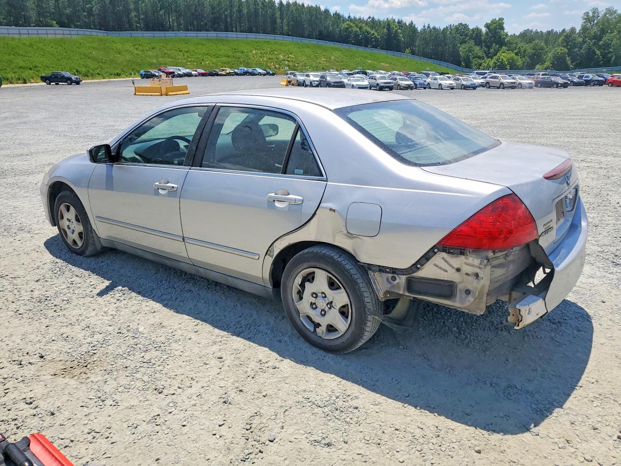2007 Honda Accord Lx Silver vin: 1HGCM56417A170253