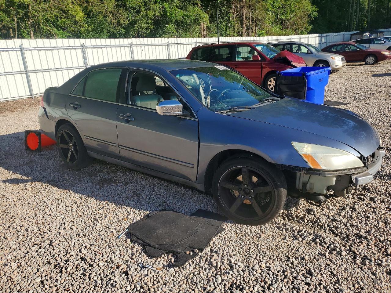 2007 Honda Accord Lx Gray vin: 1HGCM56417A178014