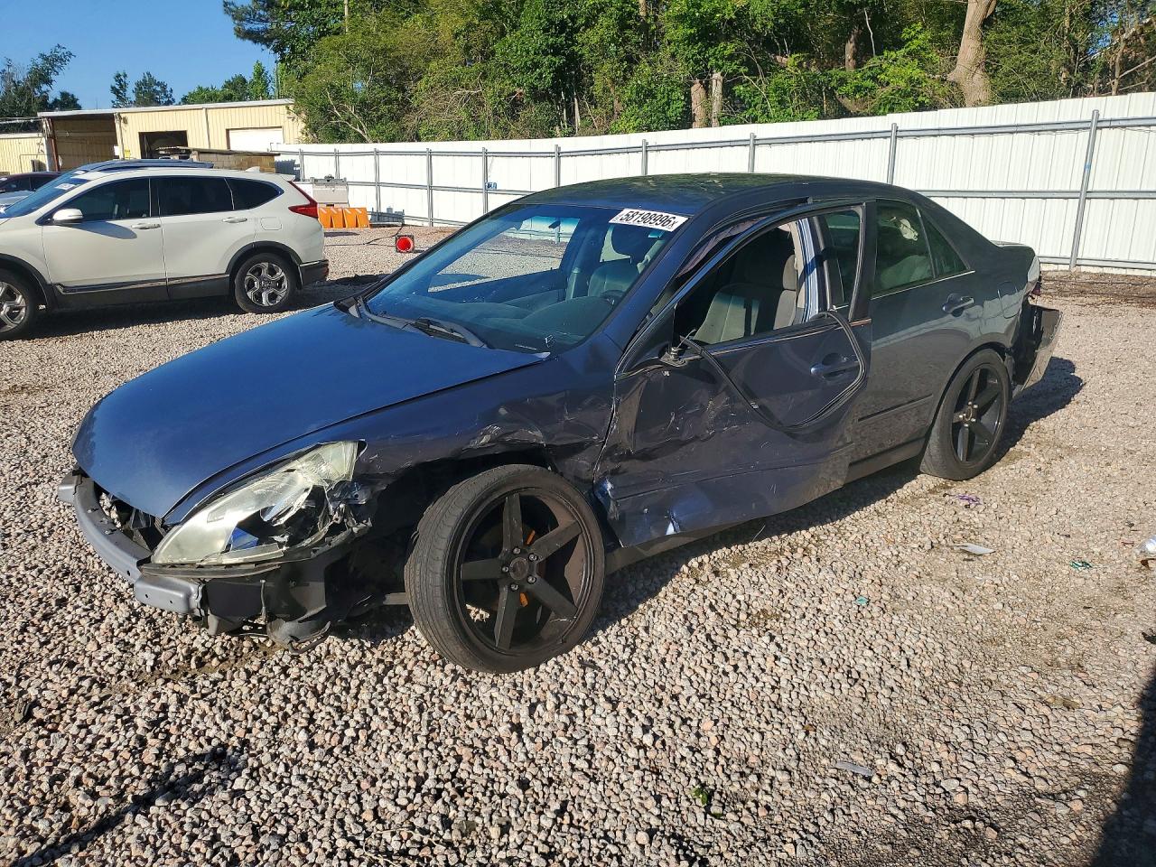 2007 Honda Accord Lx Gray vin: 1HGCM56417A178014