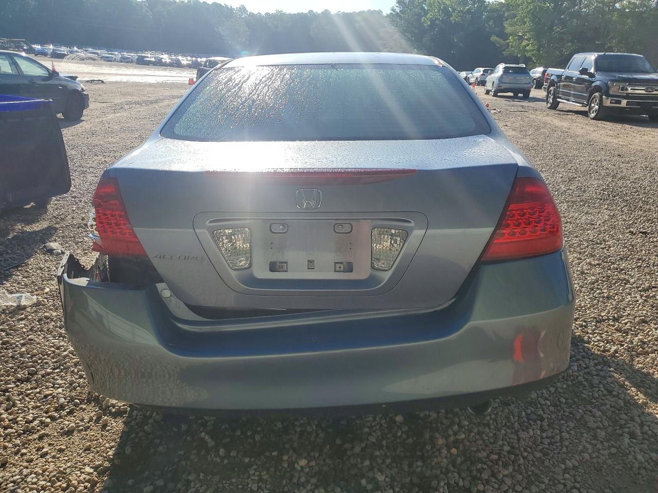 2007 Honda Accord Lx Gray vin: 1HGCM56417A178014