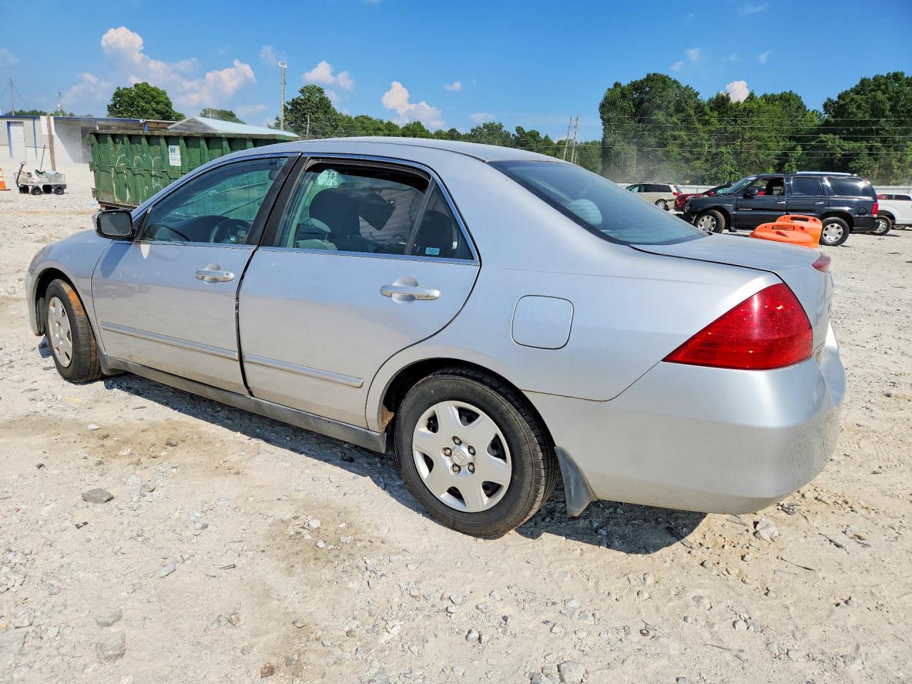 2007 Honda Accord Lx Silver vin: 1HGCM56417A213246