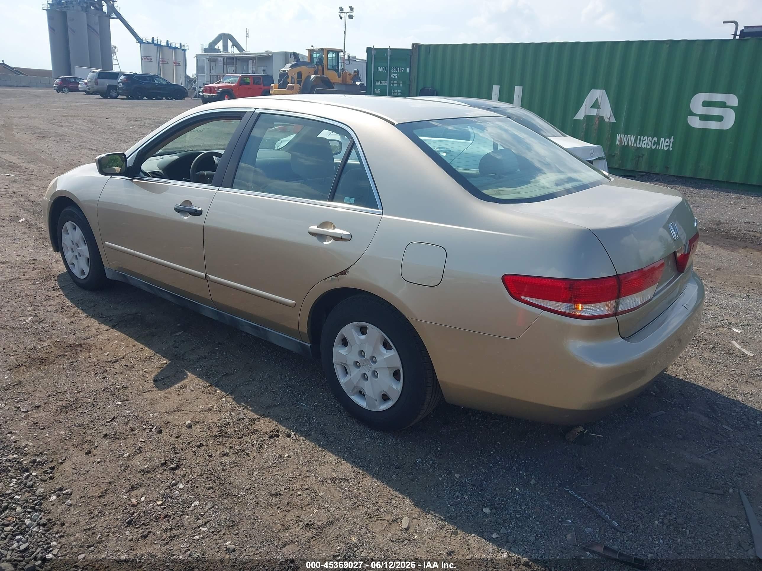 2003 Honda Accord 2.4 Lx Gold vin: 1HGCM56423A047524