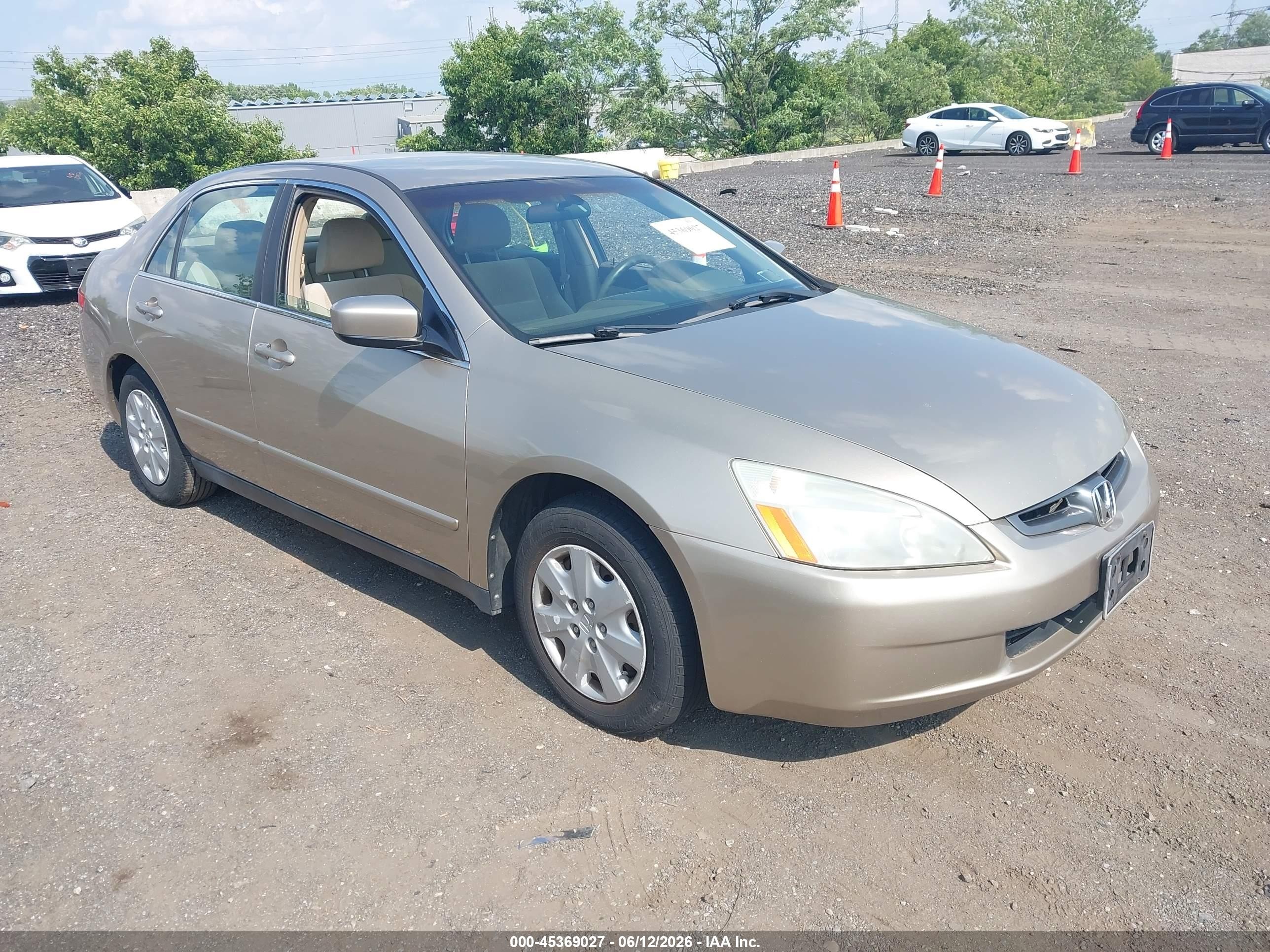 2003 Honda Accord 2.4 Lx Gold vin: 1HGCM56423A047524