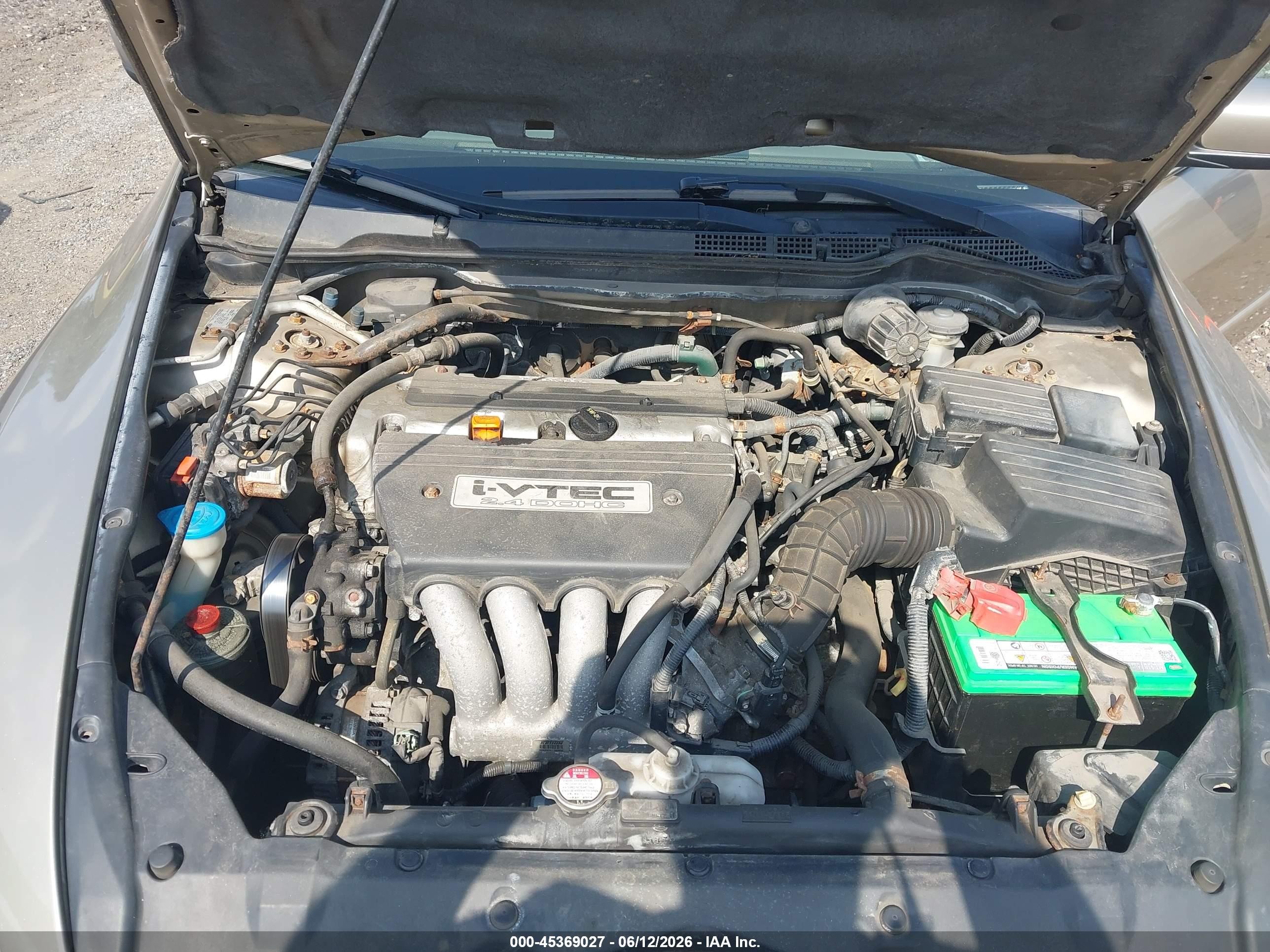 2003 Honda Accord 2.4 Lx Gold vin: 1HGCM56423A047524