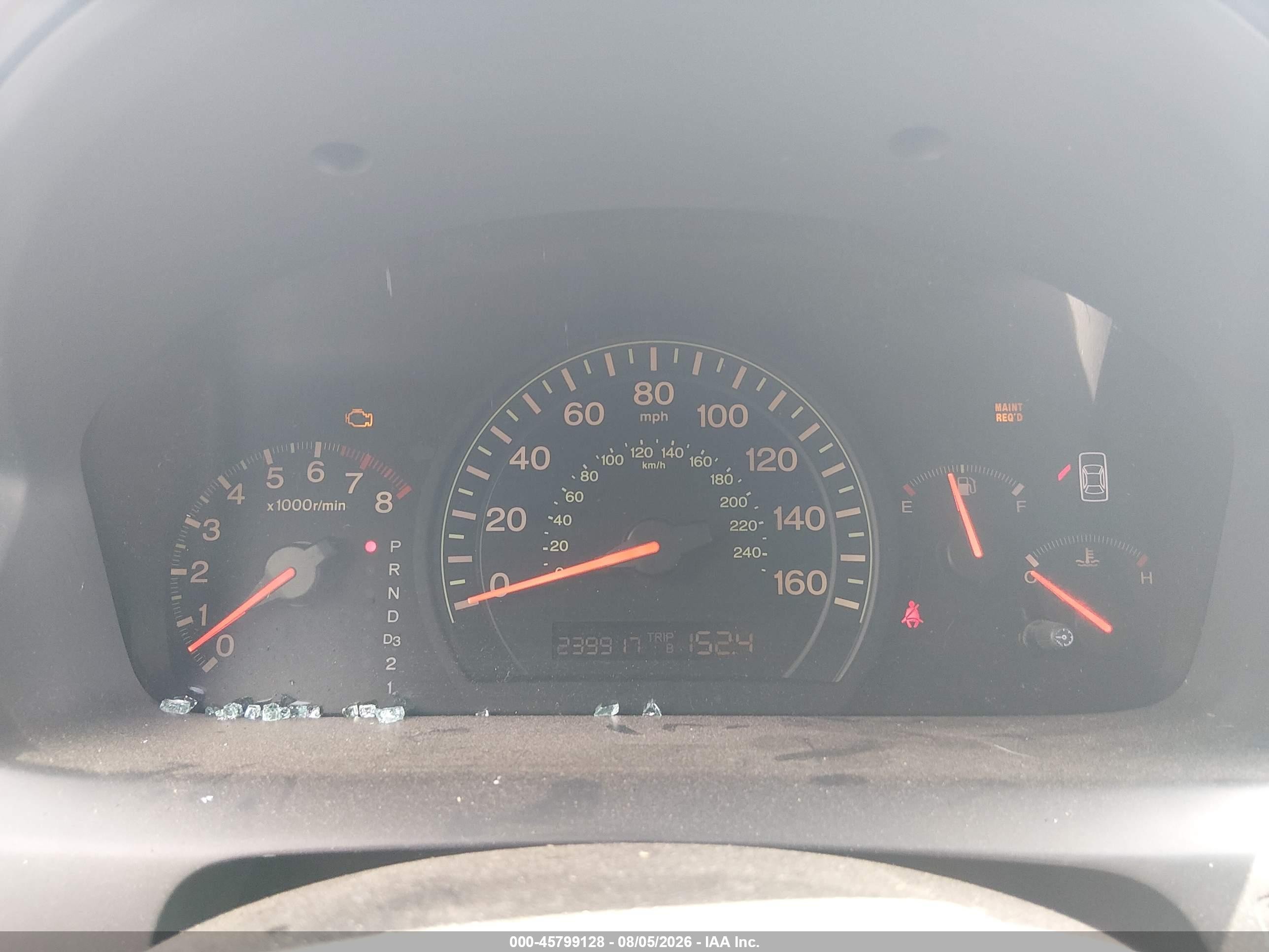 2003 Honda Accord 2.4 Lx Серебряный vin: 1HGCM56423A146392