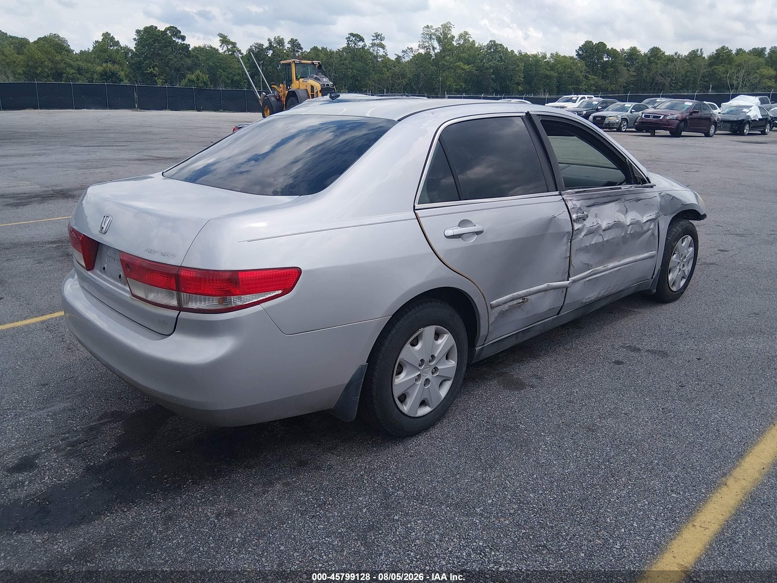 2003 Honda Accord 2.4 Lx Серебряный vin: 1HGCM56423A146392