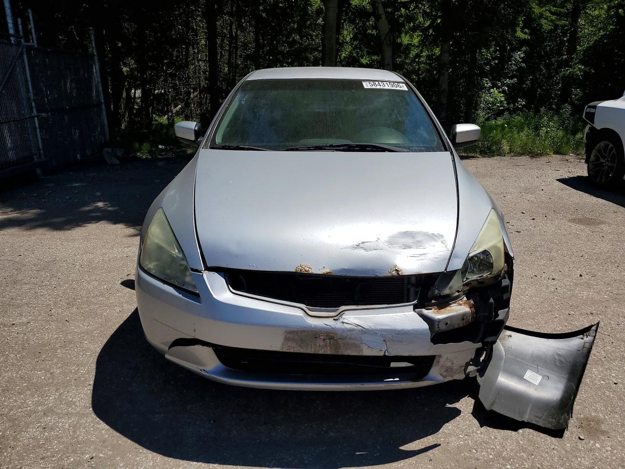 2003 Honda Accord Lx Silver vin: 1HGCM56423A812618