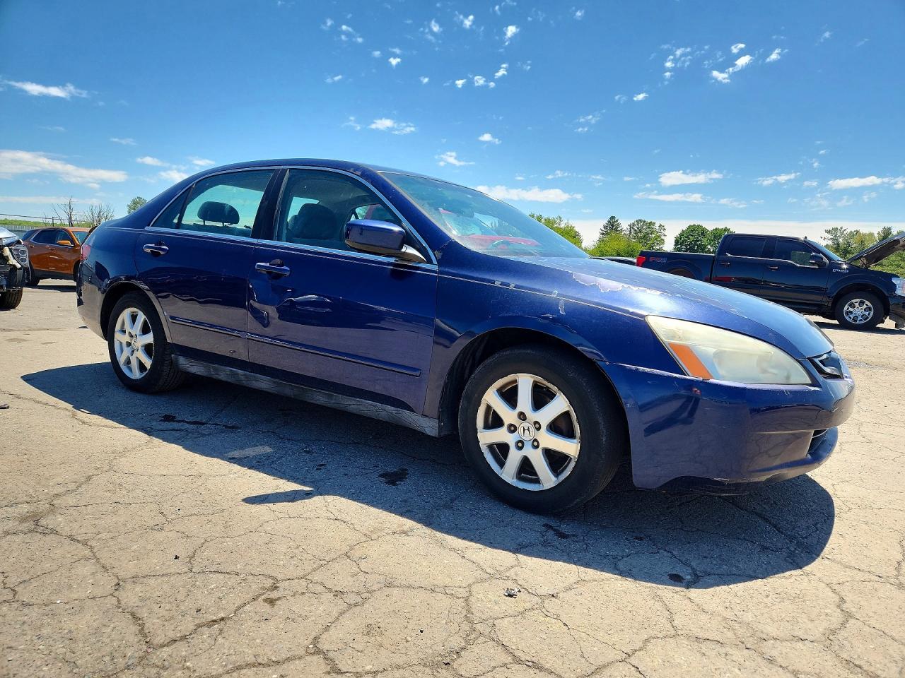 2005 Honda Accord Lx Синий vin: 1HGCM56425A004482