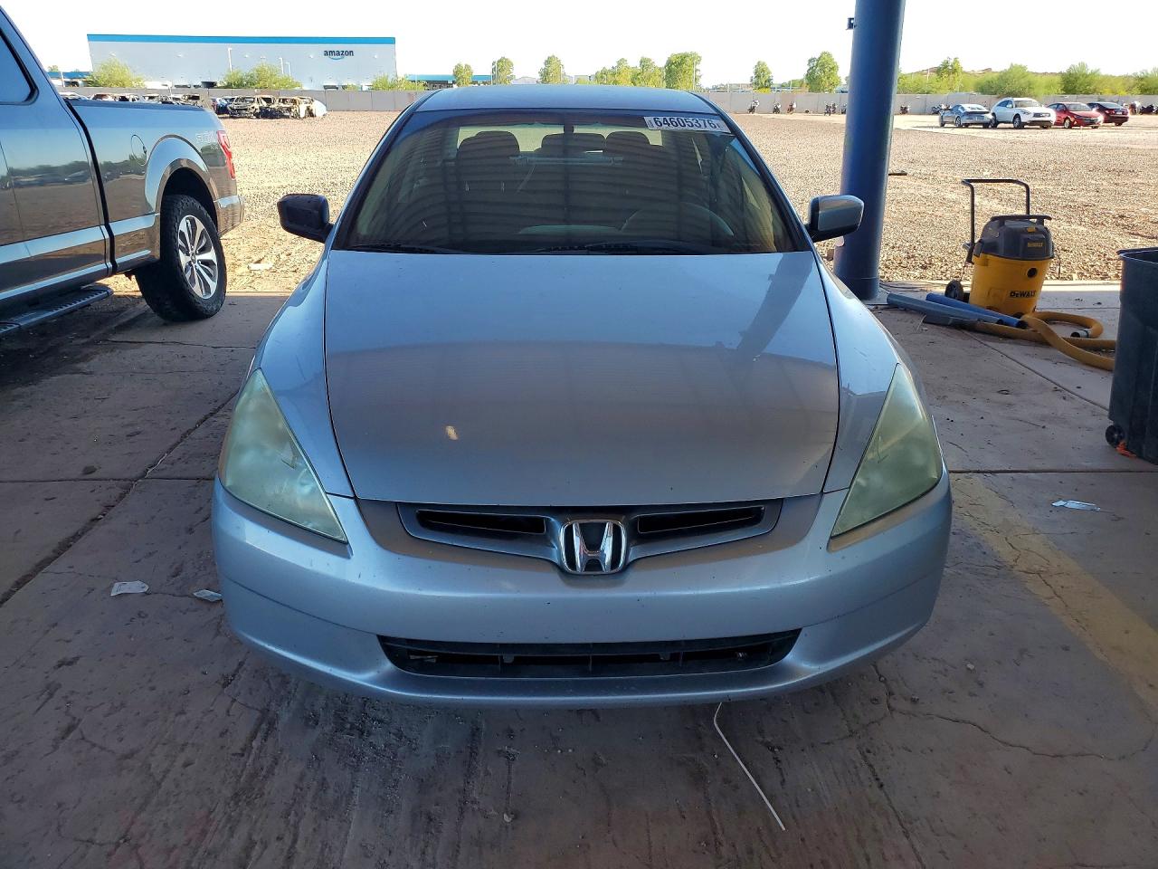 2005 Honda Accord Lx Silver vin: 1HGCM56425A018060