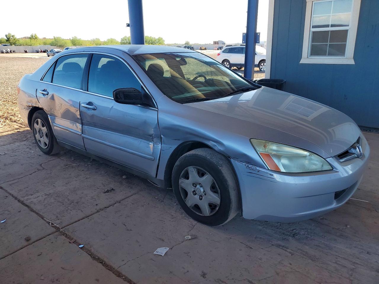 2005 Honda Accord Lx Silver vin: 1HGCM56425A018060
