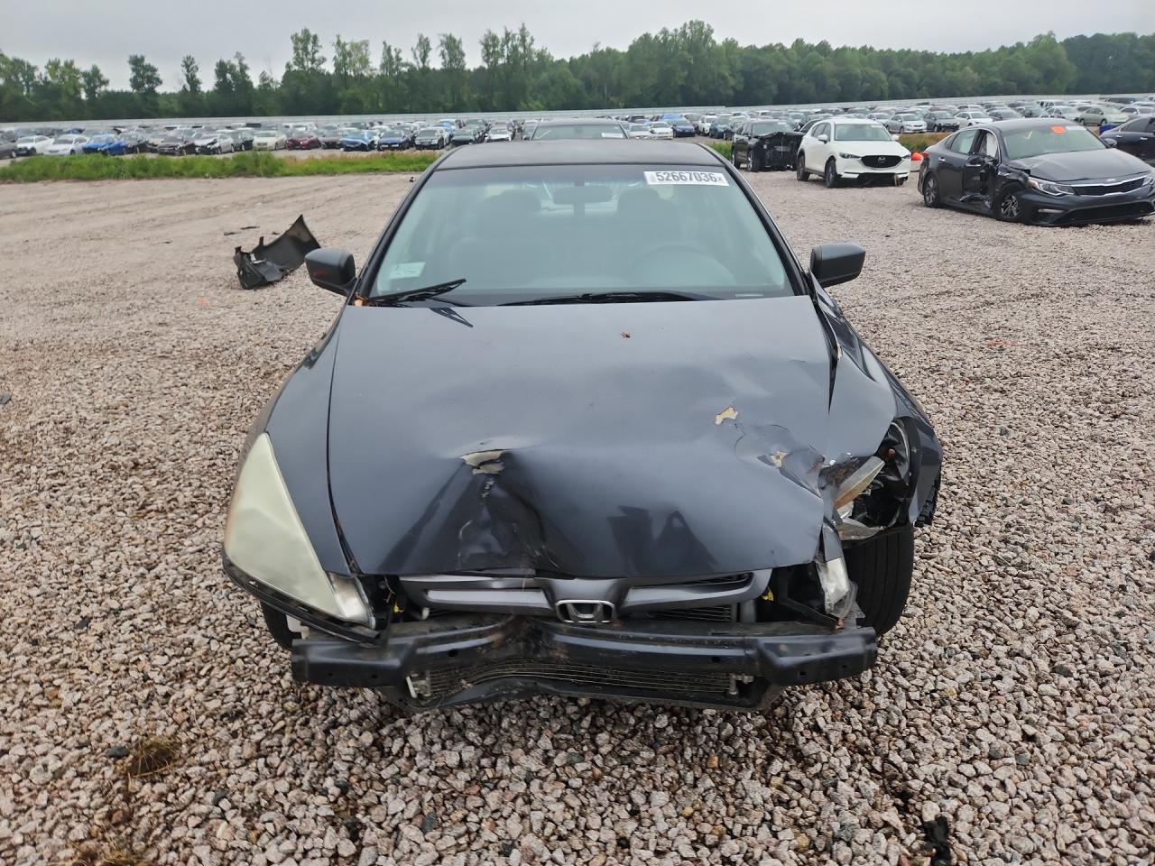 2005 Honda Accord Lx Gray vin: 1HGCM56425A066366