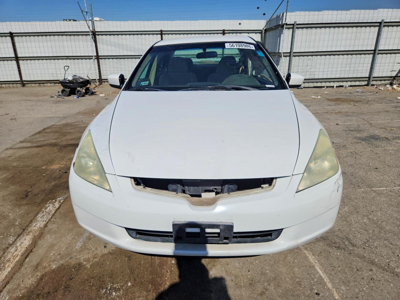 2005 Honda Accord Lx Белый vin: 1HGCM56425A079683