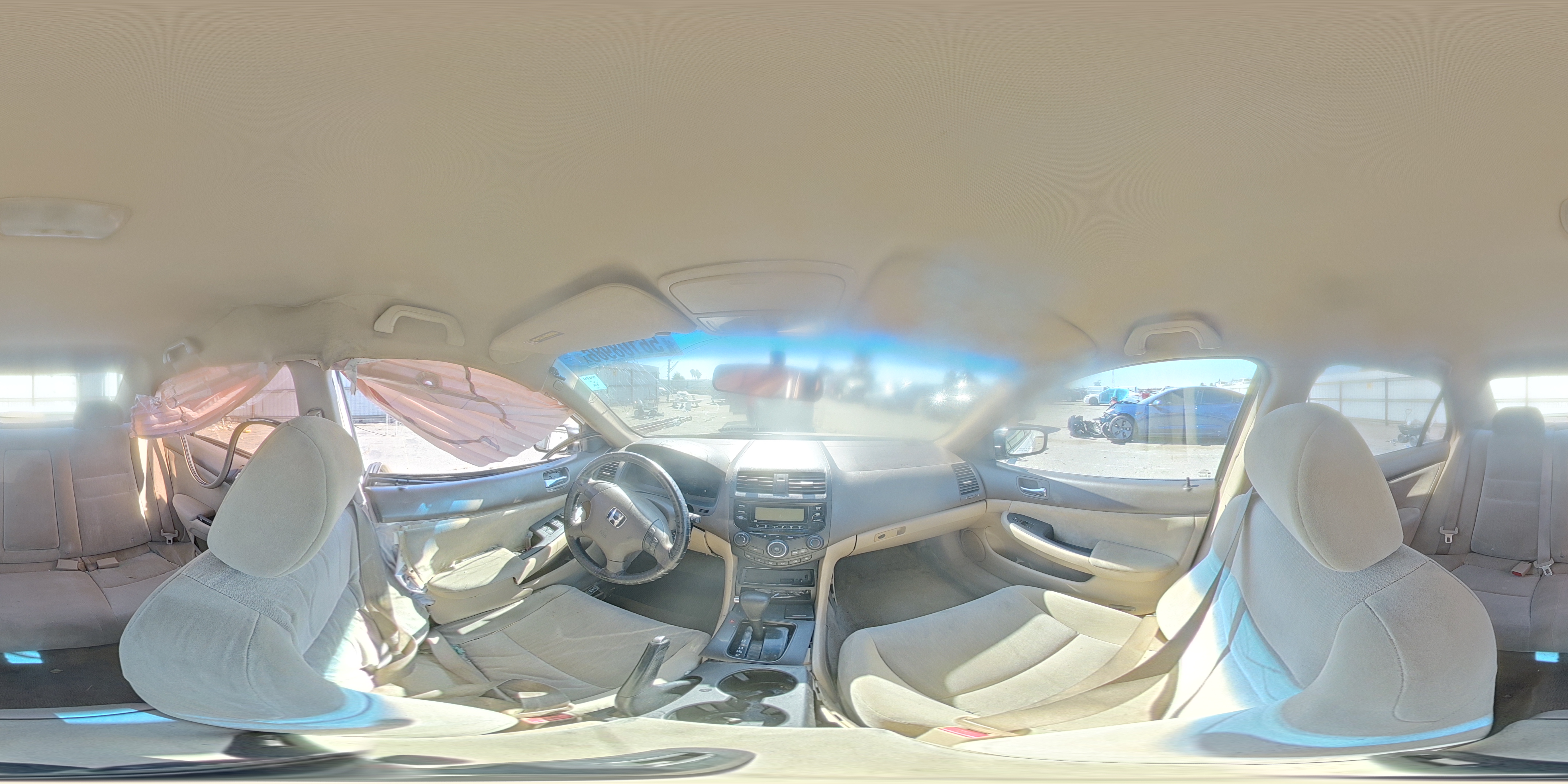 2005 Honda Accord Lx Белый vin: 1HGCM56425A079683