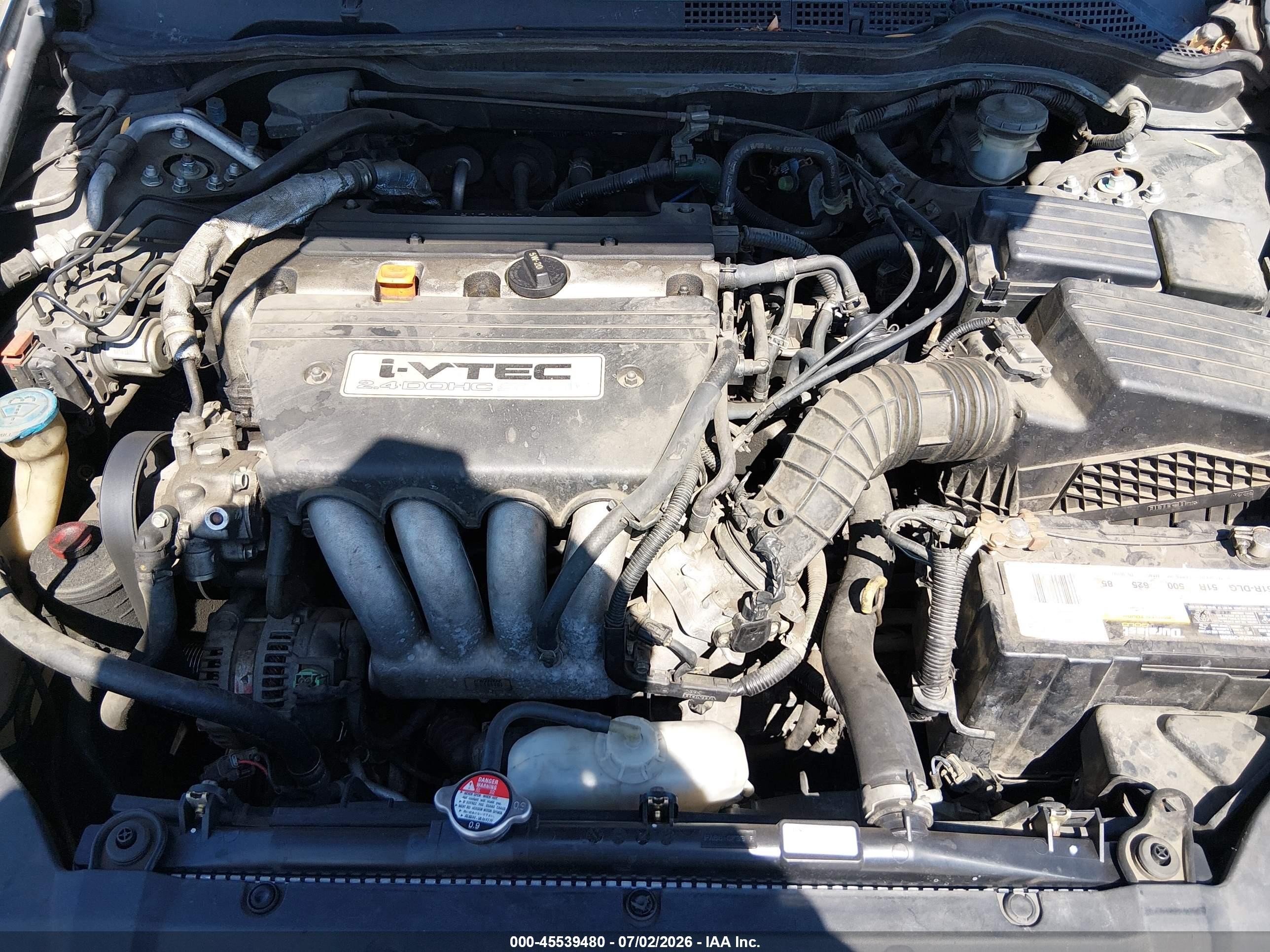 2005 Honda Accord 2.4 Lx Gray vin: 1HGCM56425A084561