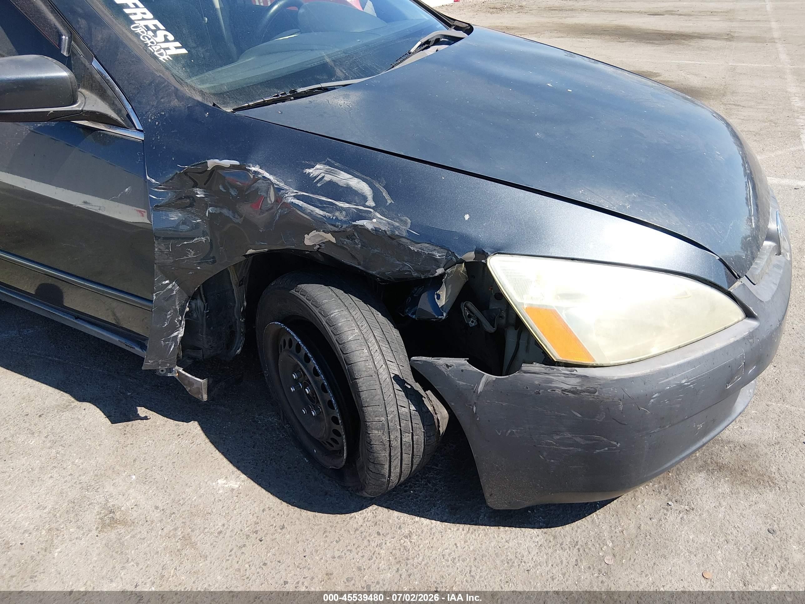 2005 Honda Accord 2.4 Lx Gray vin: 1HGCM56425A084561