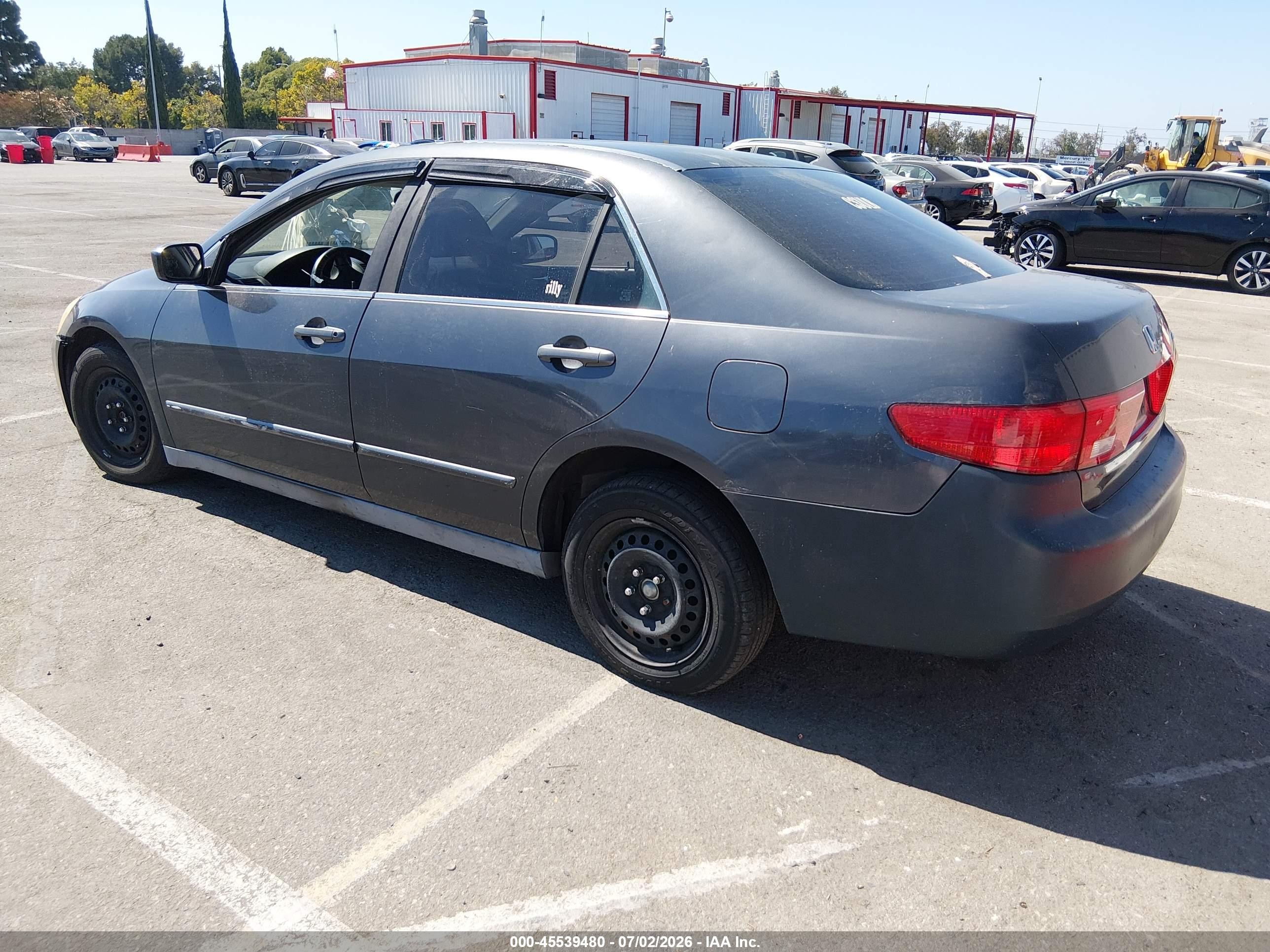 2005 Honda Accord 2.4 Lx Gray vin: 1HGCM56425A084561