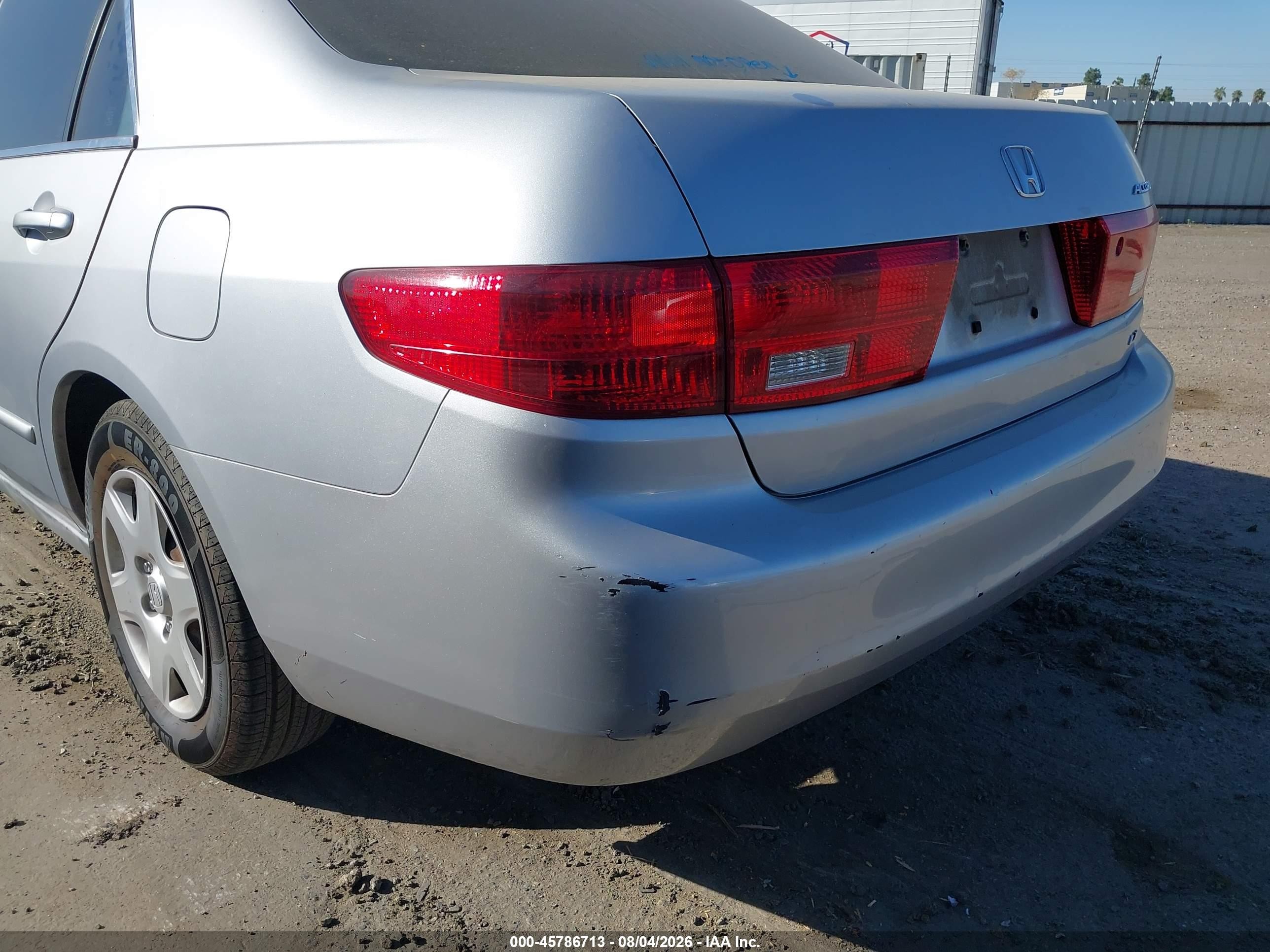 2005 Honda Accord 2.4 Lx Серебряный vin: 1HGCM56425A085774