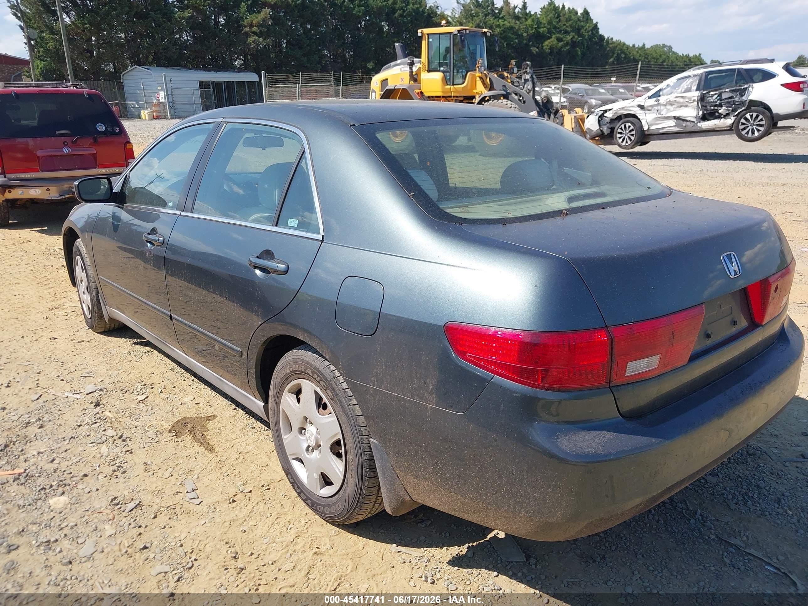 2005 Honda Accord 2.4 Lx Серый vin: 1HGCM56425A092773