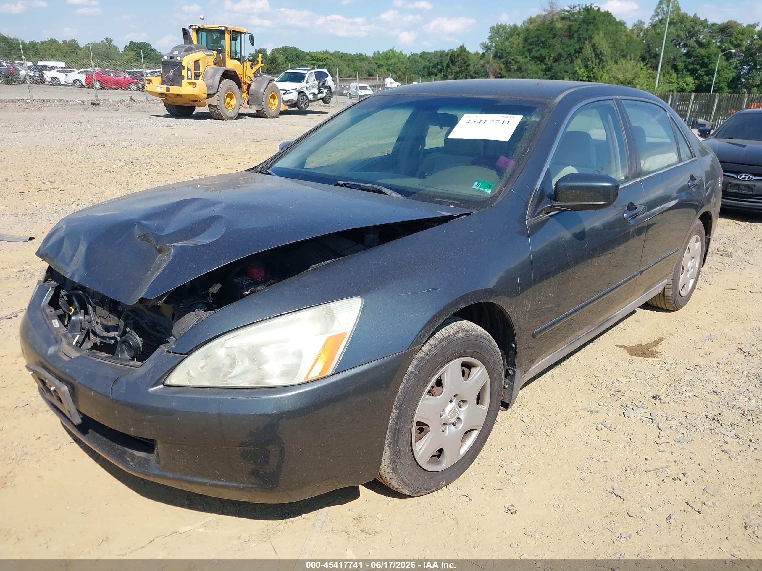 2005 Honda Accord 2.4 Lx Серый vin: 1HGCM56425A092773