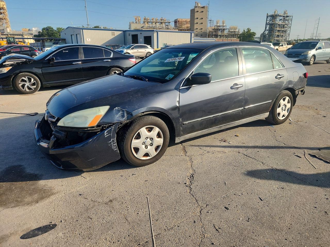 2005 Honda Accord Lx Синий vin: 1HGCM56425A103853