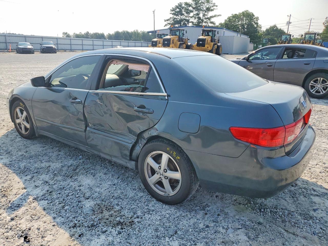 2005 Honda Accord Lx Blue vin: 1HGCM56425A120040