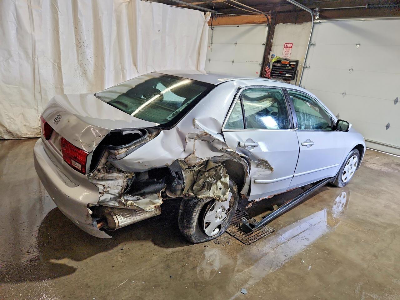 2005 Honda Accord Lx Silver vin: 1HGCM56425A124508