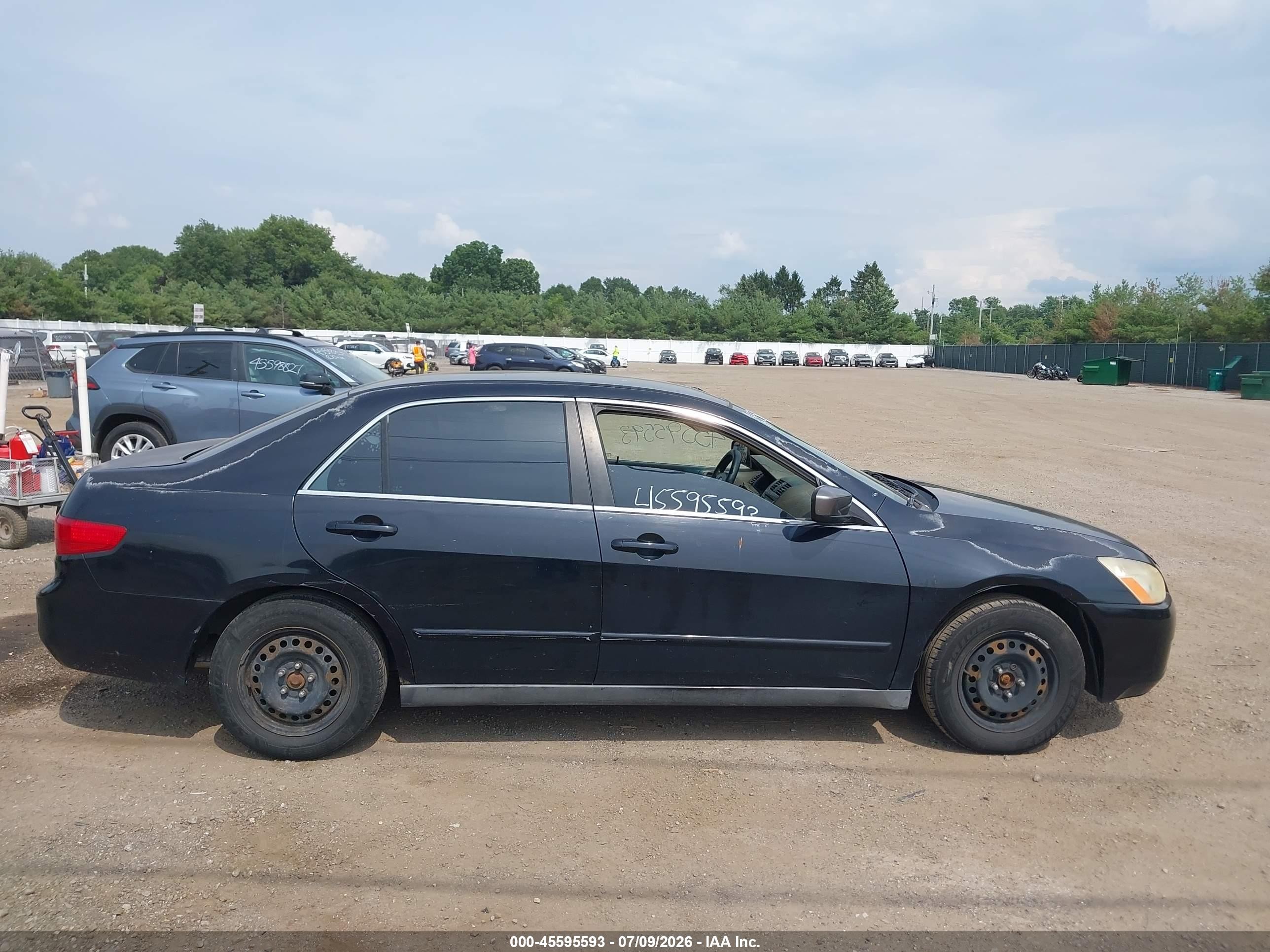 2005 Honda Accord 2.4 Lx Black vin: 1HGCM56425A124556