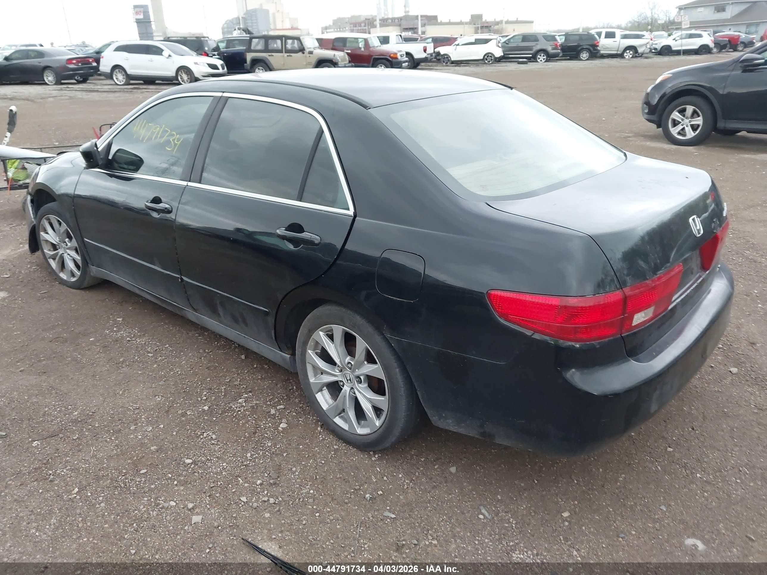2005 Honda Accord 2.4 Lx Black vin: 1HGCM56425A149683