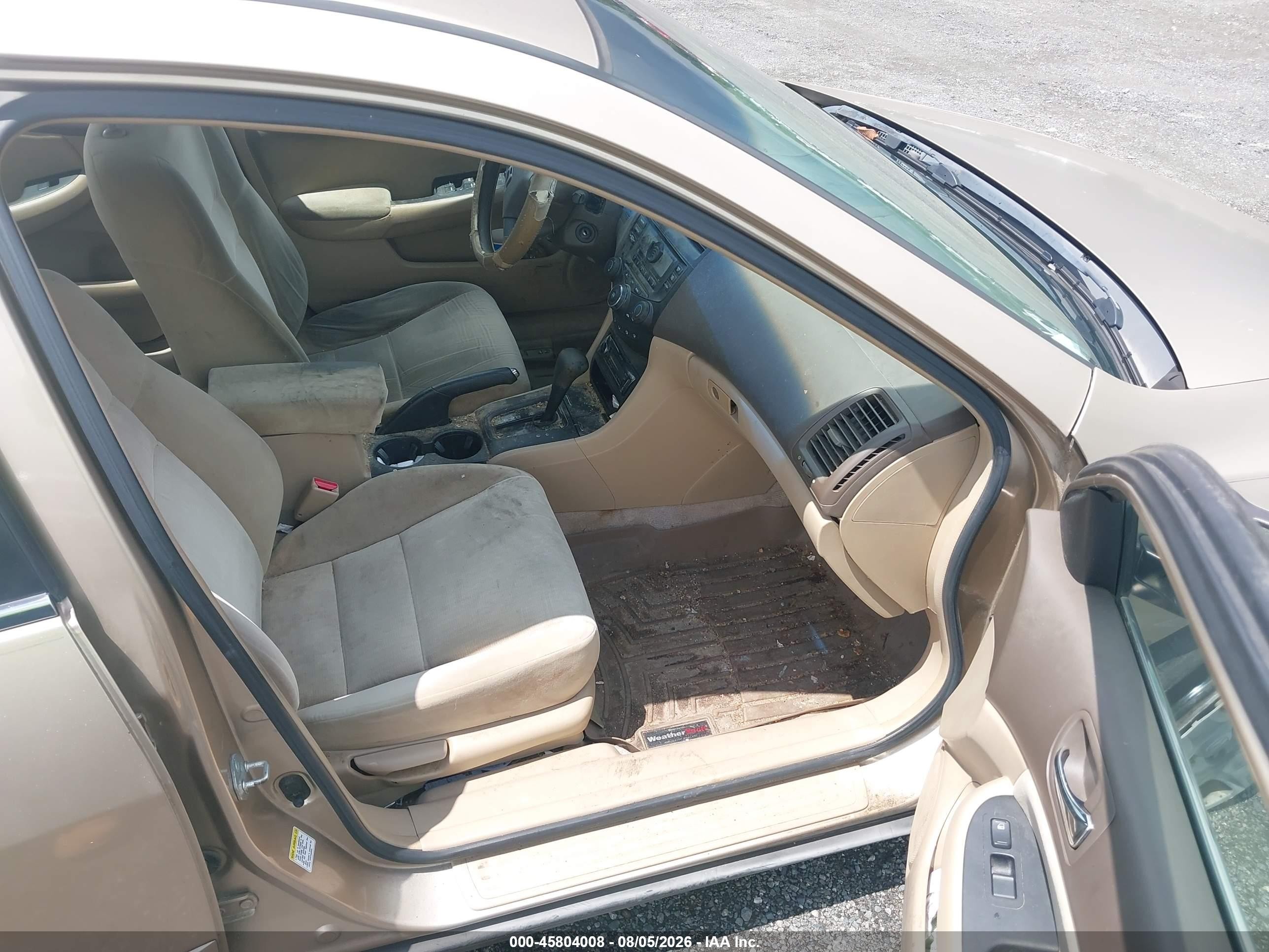 2005 Honda Accord 2.4 Lx Gold vin: 1HGCM56425A172767