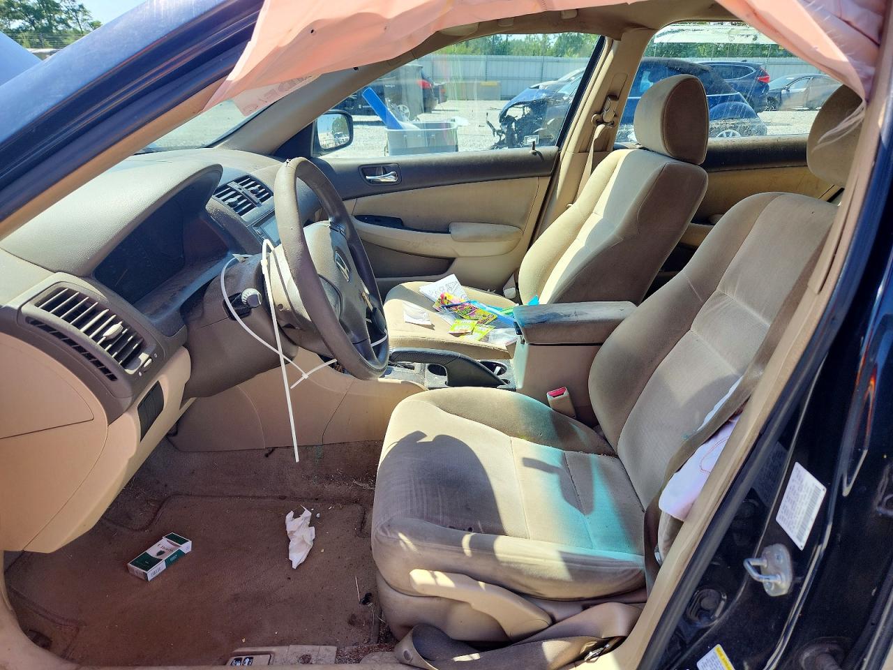 2005 Honda Accord Lx Синий vin: 1HGCM56425A178911