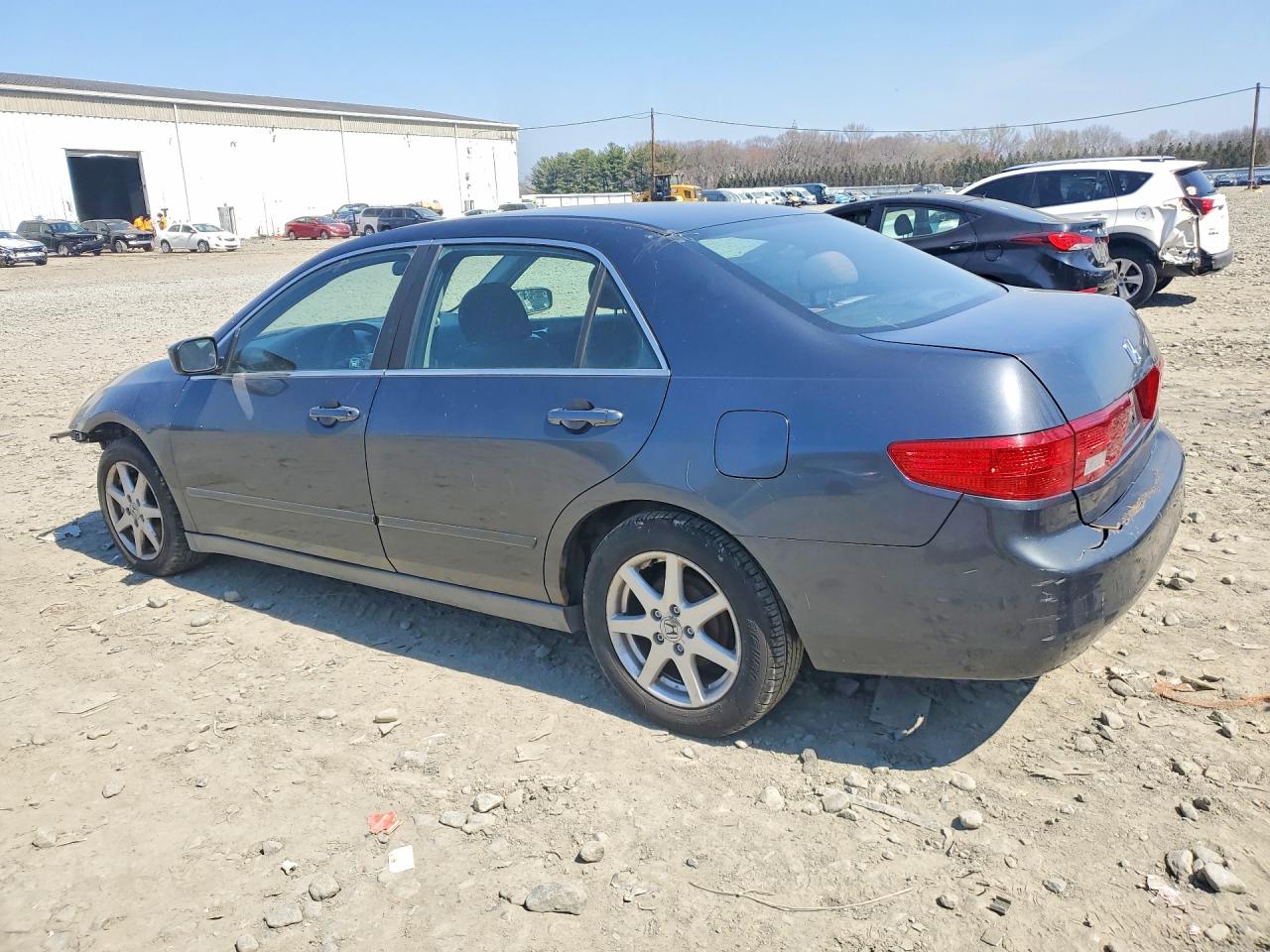 2005 Honda Accord Lx Синий vin: 1HGCM56425A806580