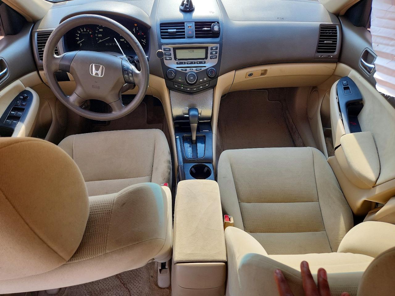 2006 Honda Accord Lx White vin: 1HGCM56426A007125