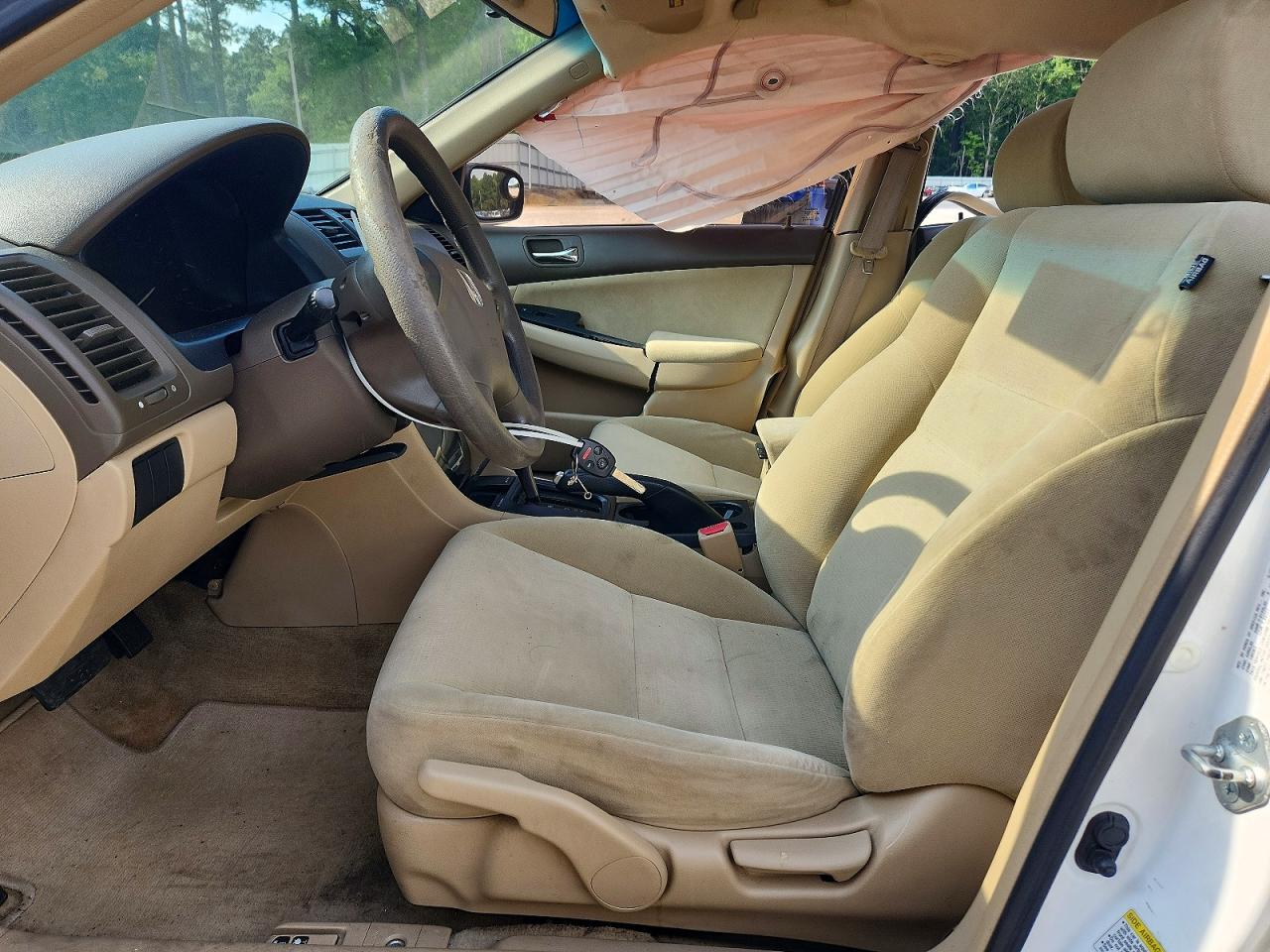 2006 Honda Accord Lx White vin: 1HGCM56426A007125