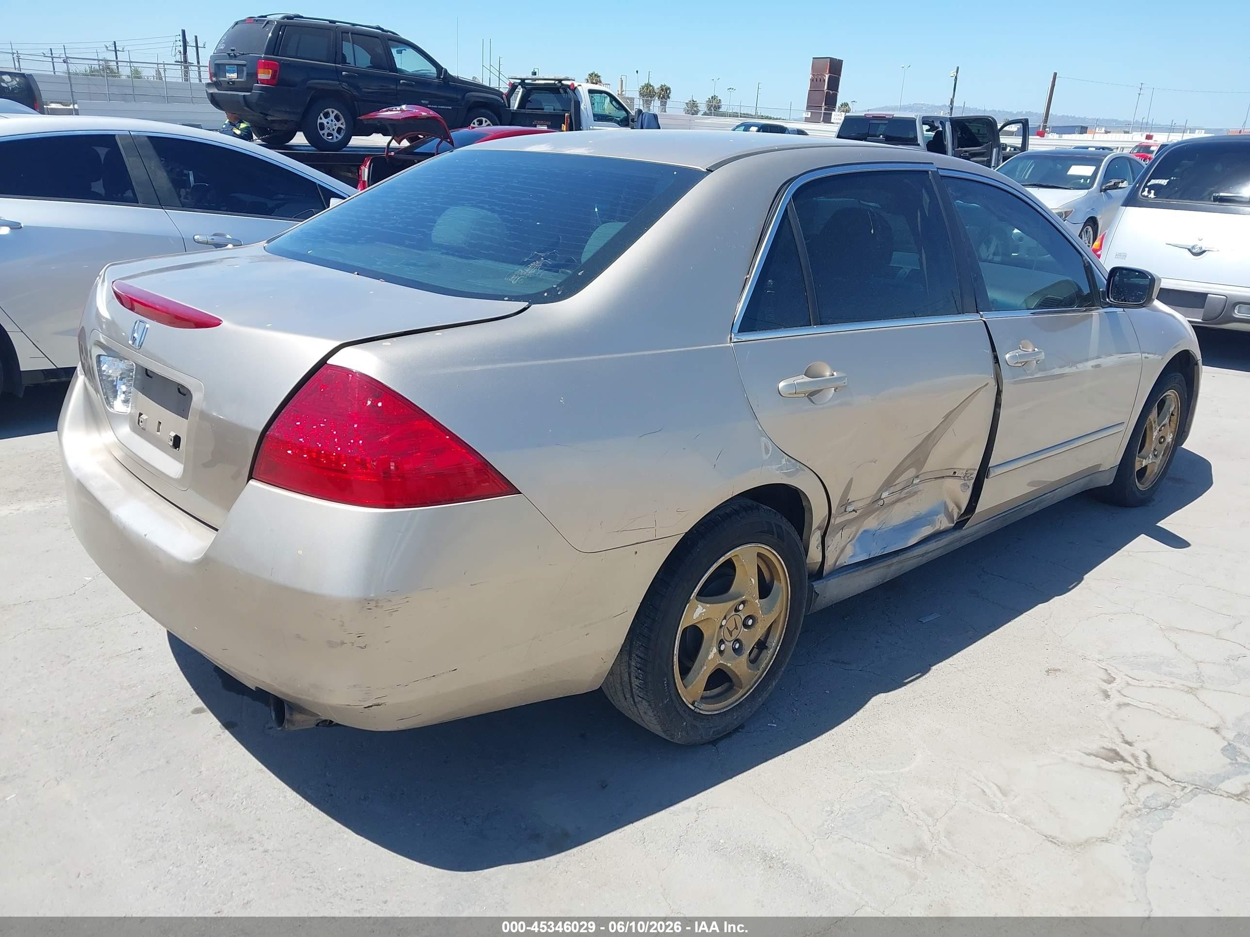 2006 Honda Accord 2.4 Lx Silver vin: 1HGCM56426A067518