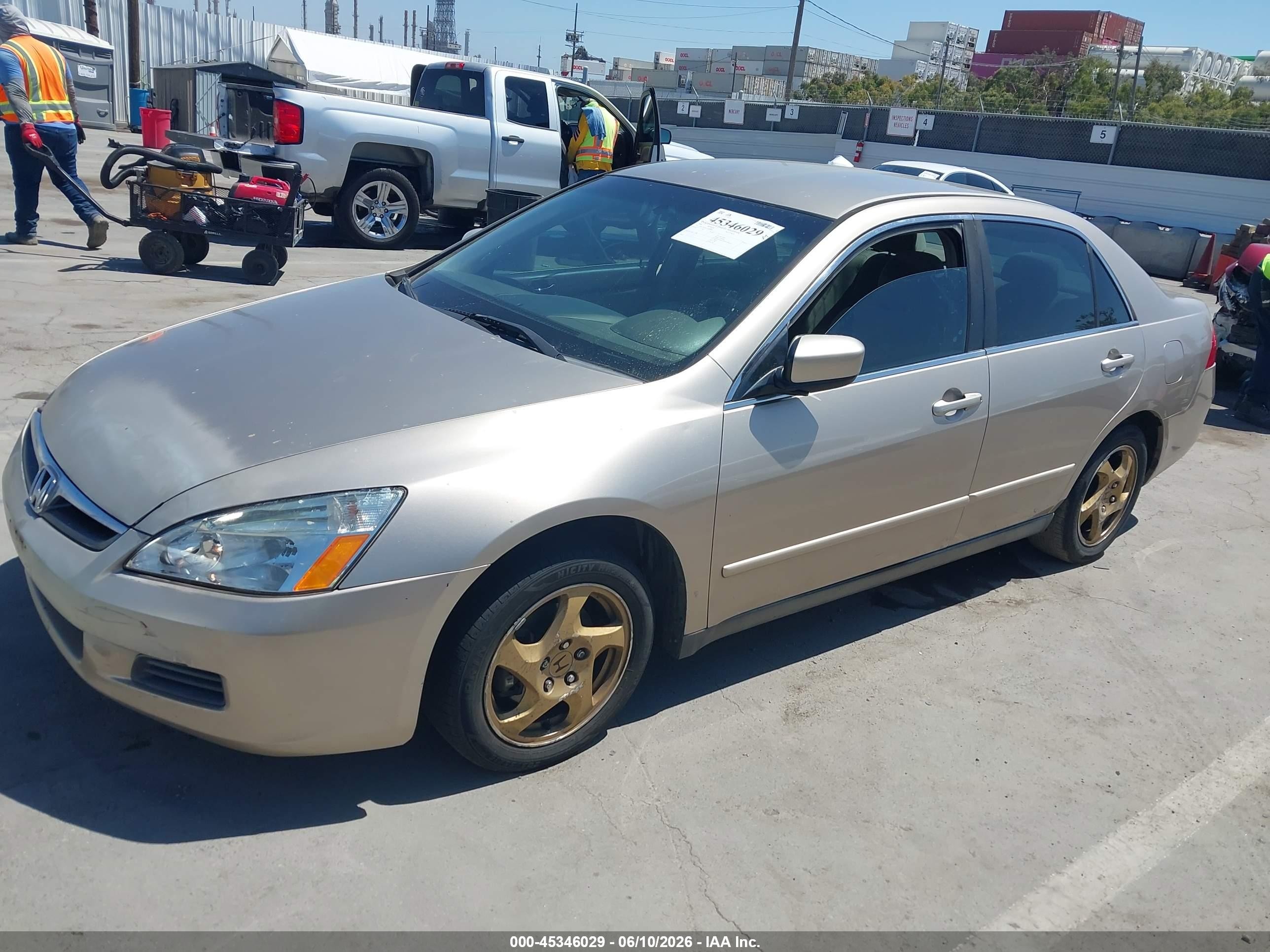 2006 Honda Accord 2.4 Lx Silver vin: 1HGCM56426A067518