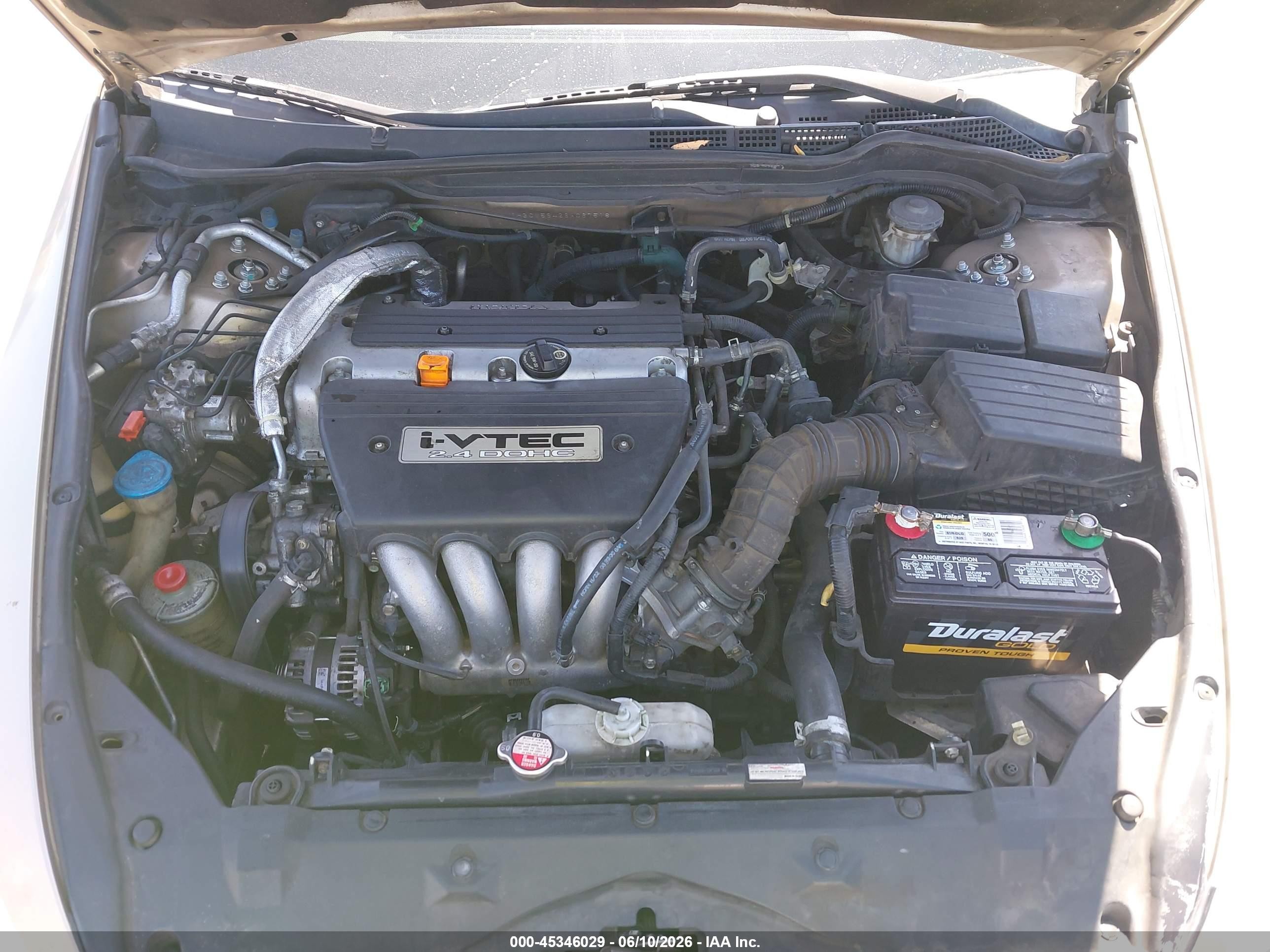 2006 Honda Accord 2.4 Lx Silver vin: 1HGCM56426A067518