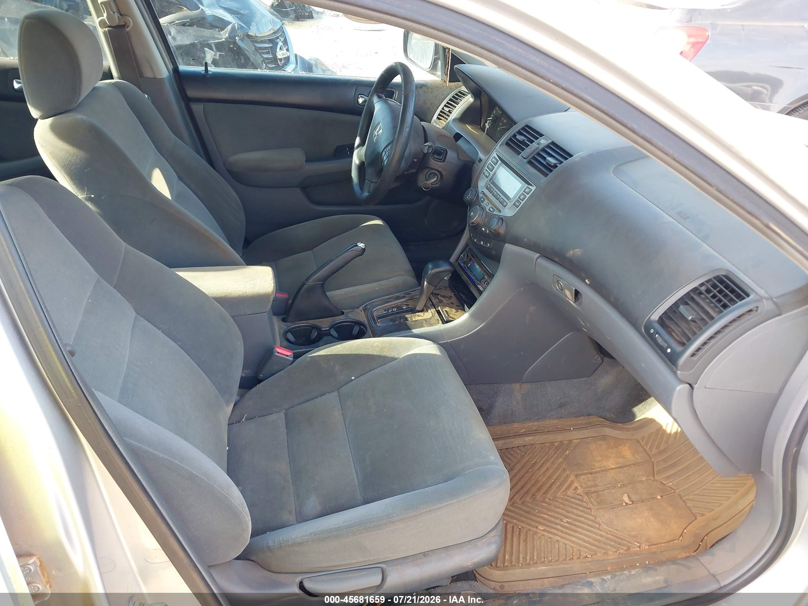 2006 Honda Accord 2.4 Lx Silver vin: 1HGCM56426A069222