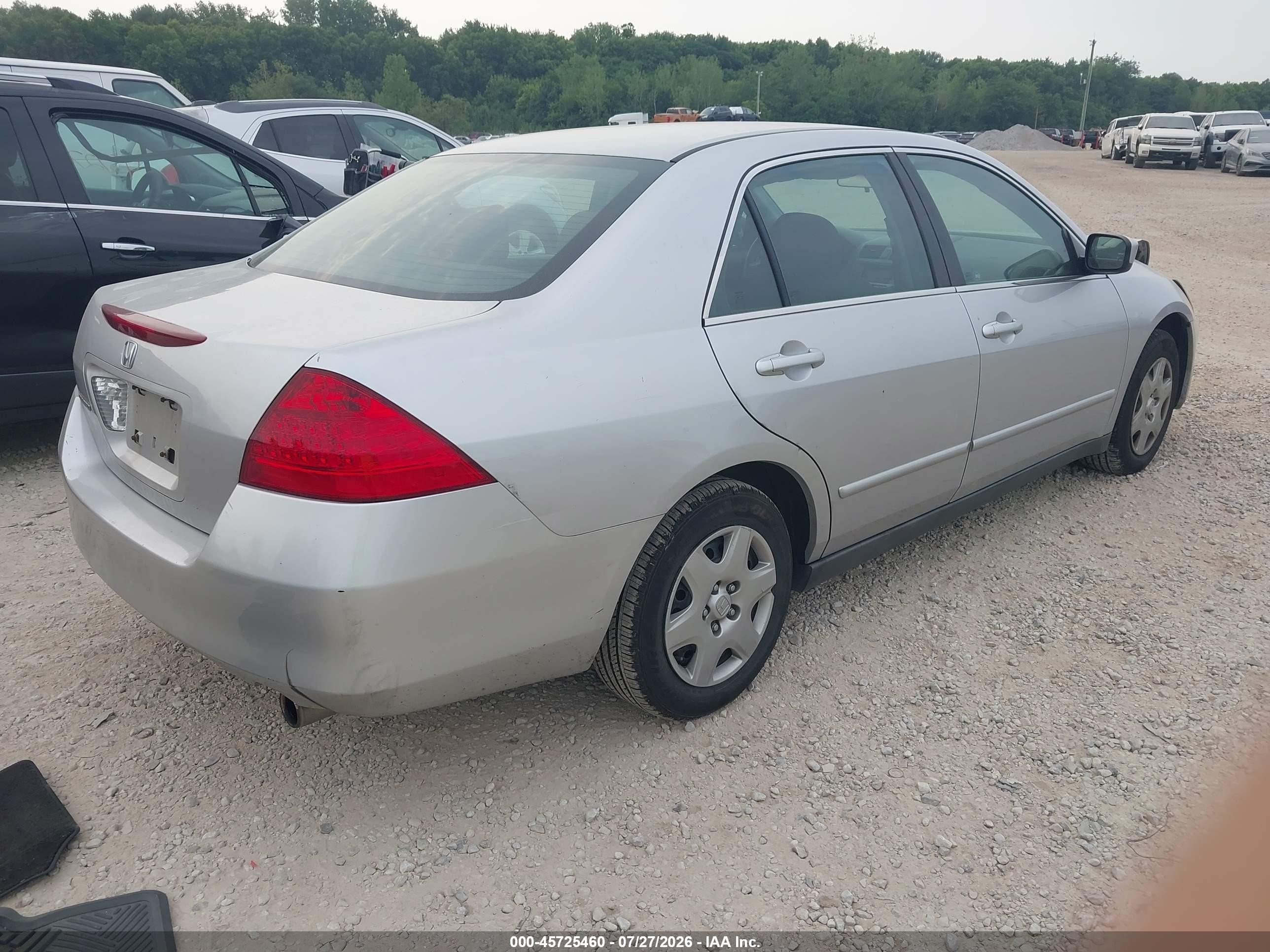 2006 Honda Accord 2.4 Lx Серебряный vin: 1HGCM56426A095030