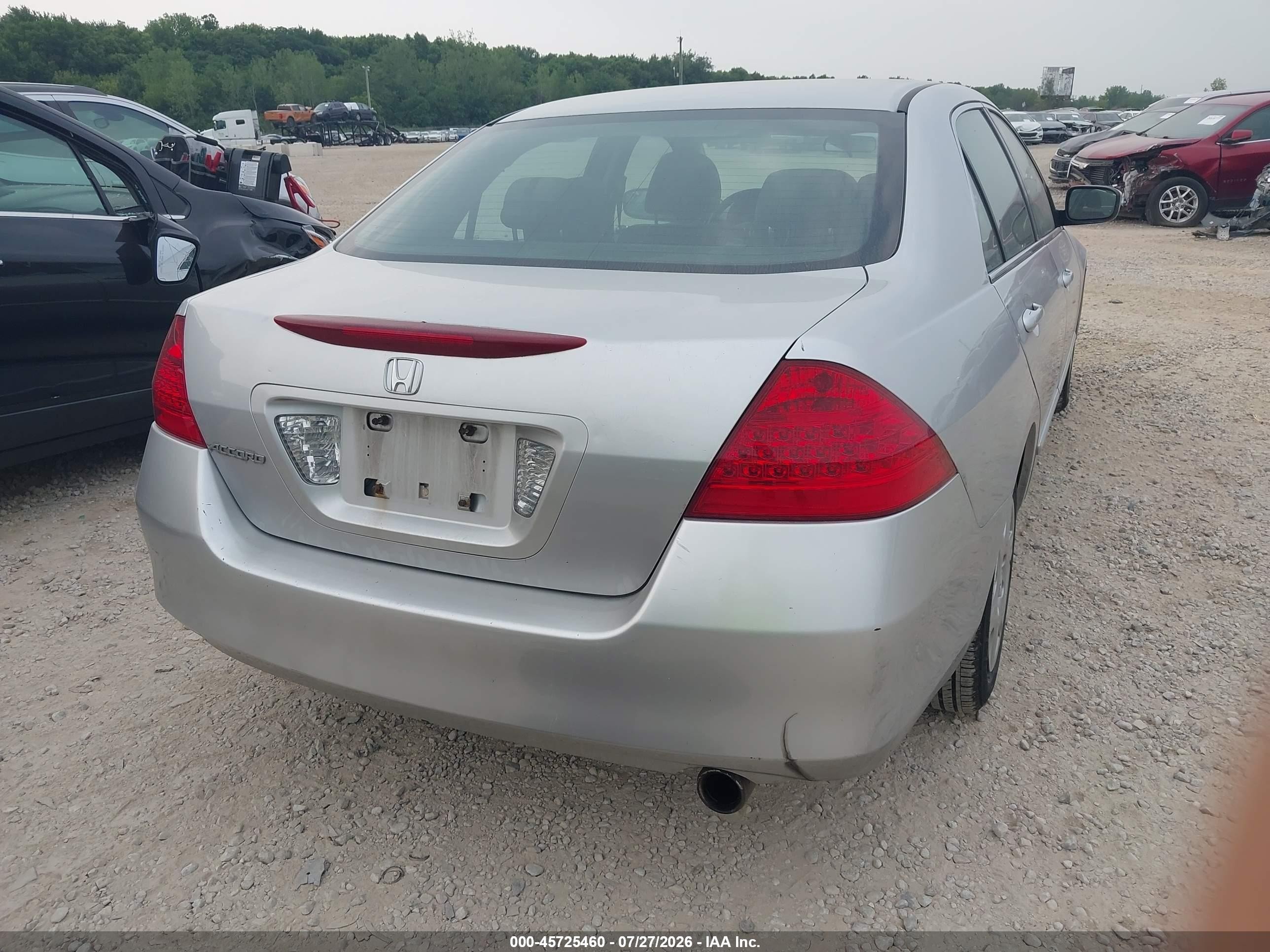 2006 Honda Accord 2.4 Lx Серебряный vin: 1HGCM56426A095030