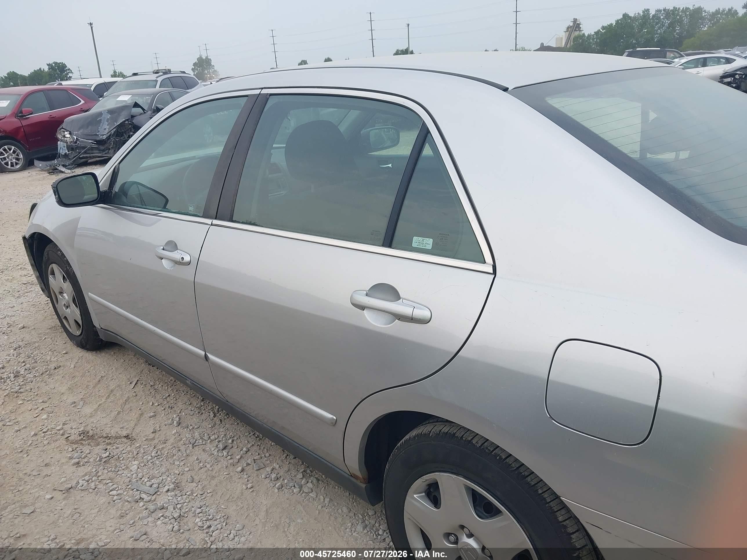 2006 Honda Accord 2.4 Lx Серебряный vin: 1HGCM56426A095030