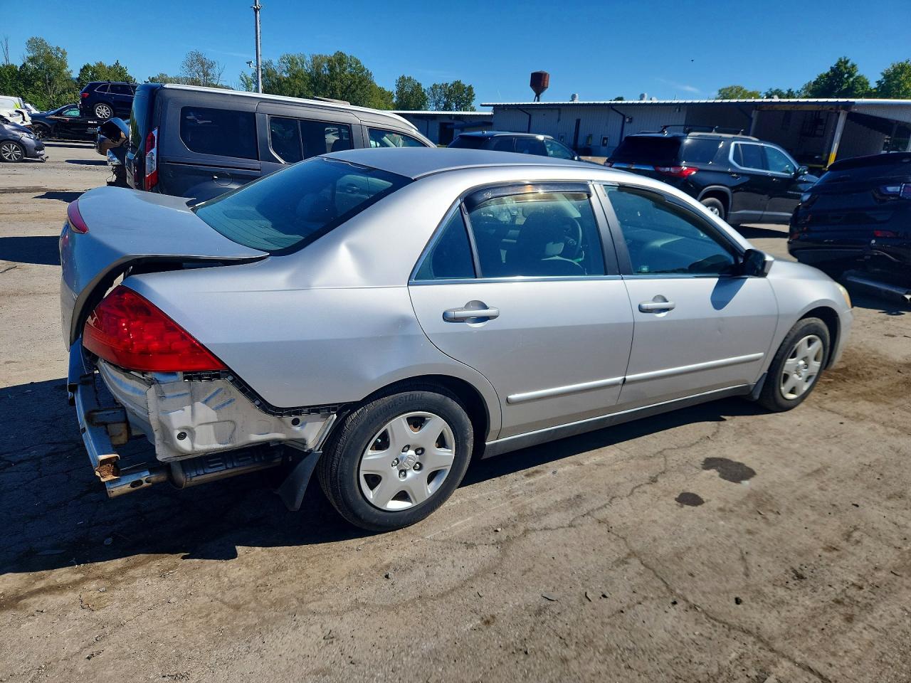 2006 Honda Accord Lx Silver vin: 1HGCM56426A154741